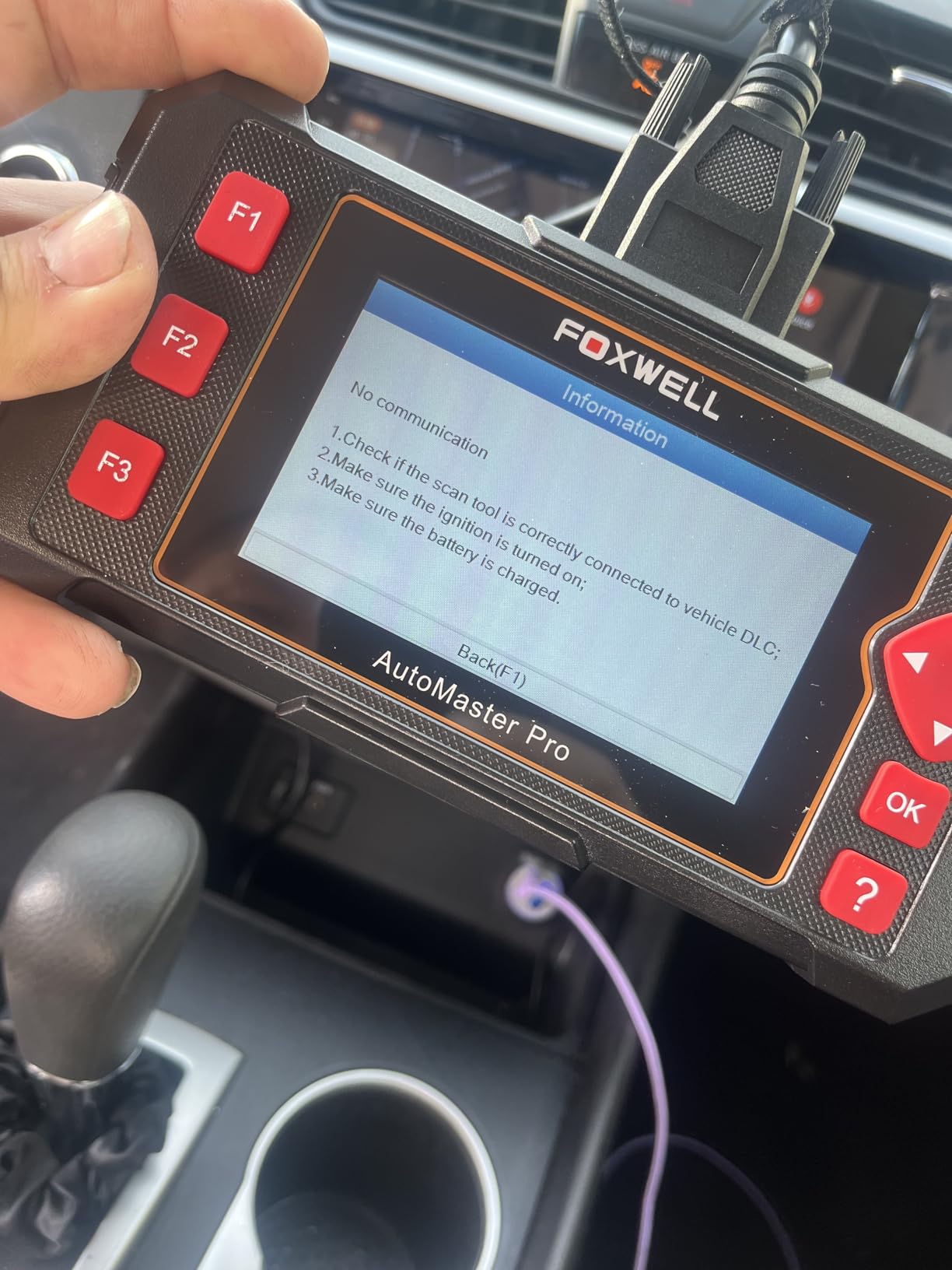 FOXWELL Car Scanner NT604 Elite OBD2 Scanner ABS SRS Transmission | Check Engine Code Reader for Cars and Trucks, Diagnostic Scan Tool with SRS Airbag, Automotive Diagnostic Tool with Live Data customer photo 1