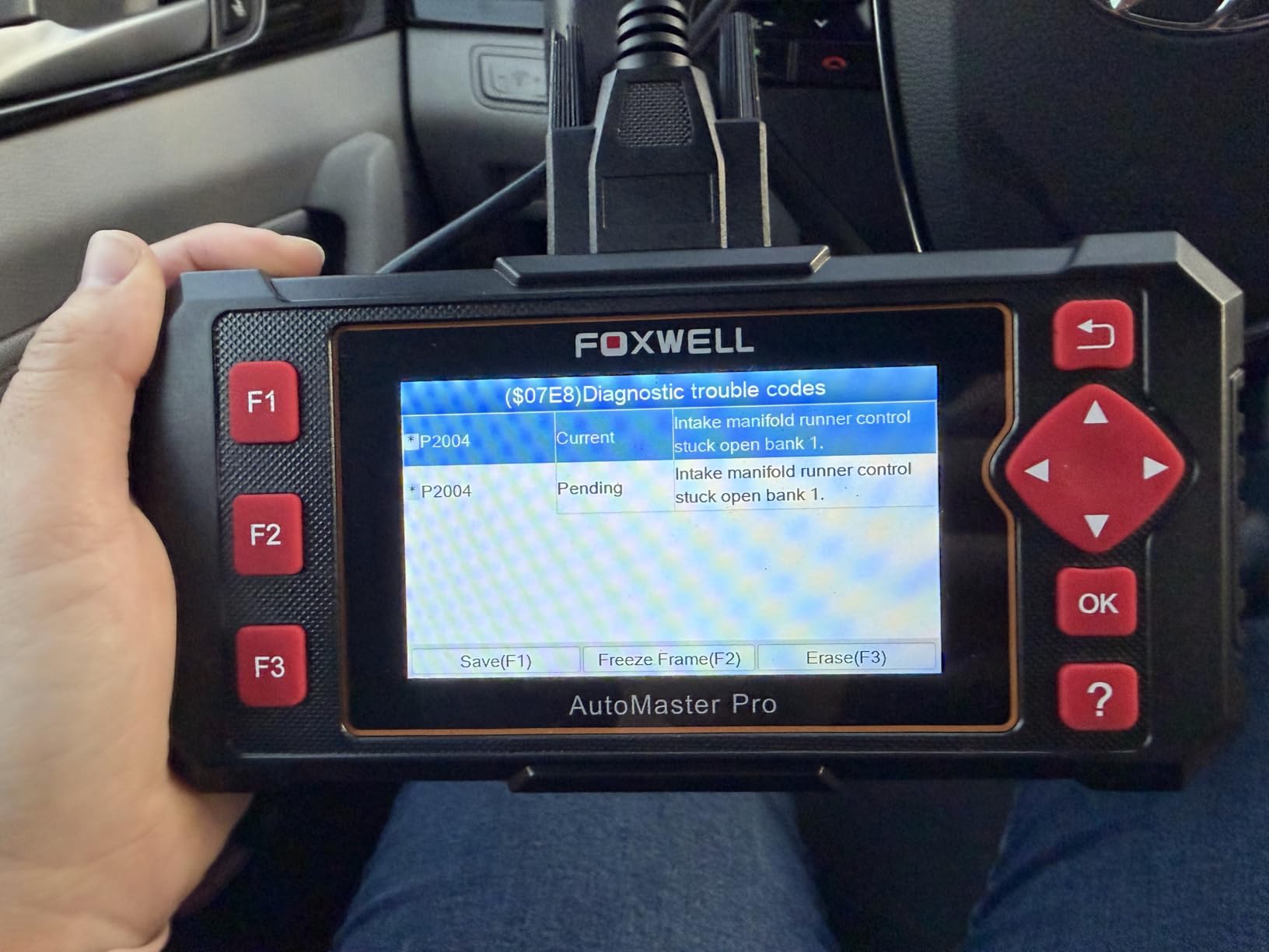 FOXWELL Car Scanner NT604 Elite OBD2 Scanner ABS SRS Transmission | Check Engine Code Reader for Cars and Trucks, Diagnostic Scan Tool with SRS Airbag, Automotive Diagnostic Tool with Live Data customer photo 2
