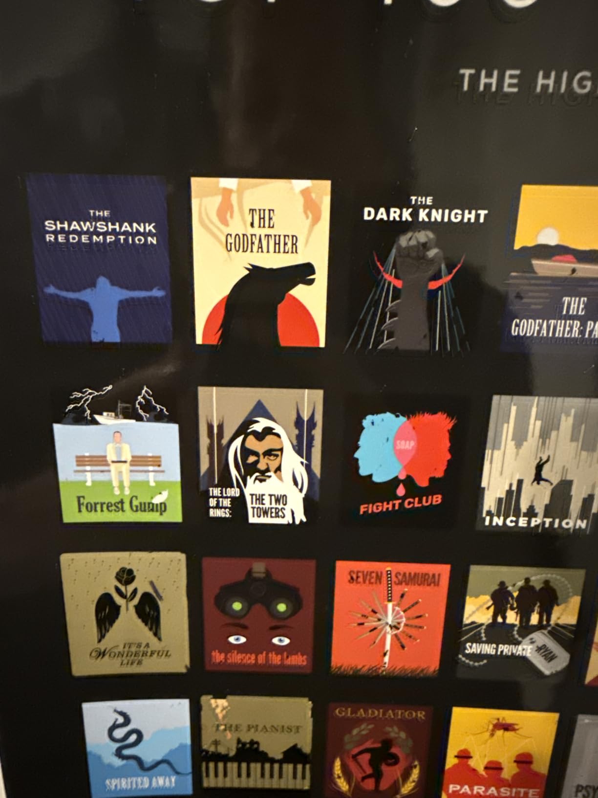 Official IMDb Top 100 Movies Scratch Off Poster | Premium Bucket List - Made in USA | 16.5x23.4 Inches | Unique Gift for Men and Women Film Lovers | Movie Night Supplies and Room Décor customer photo 2