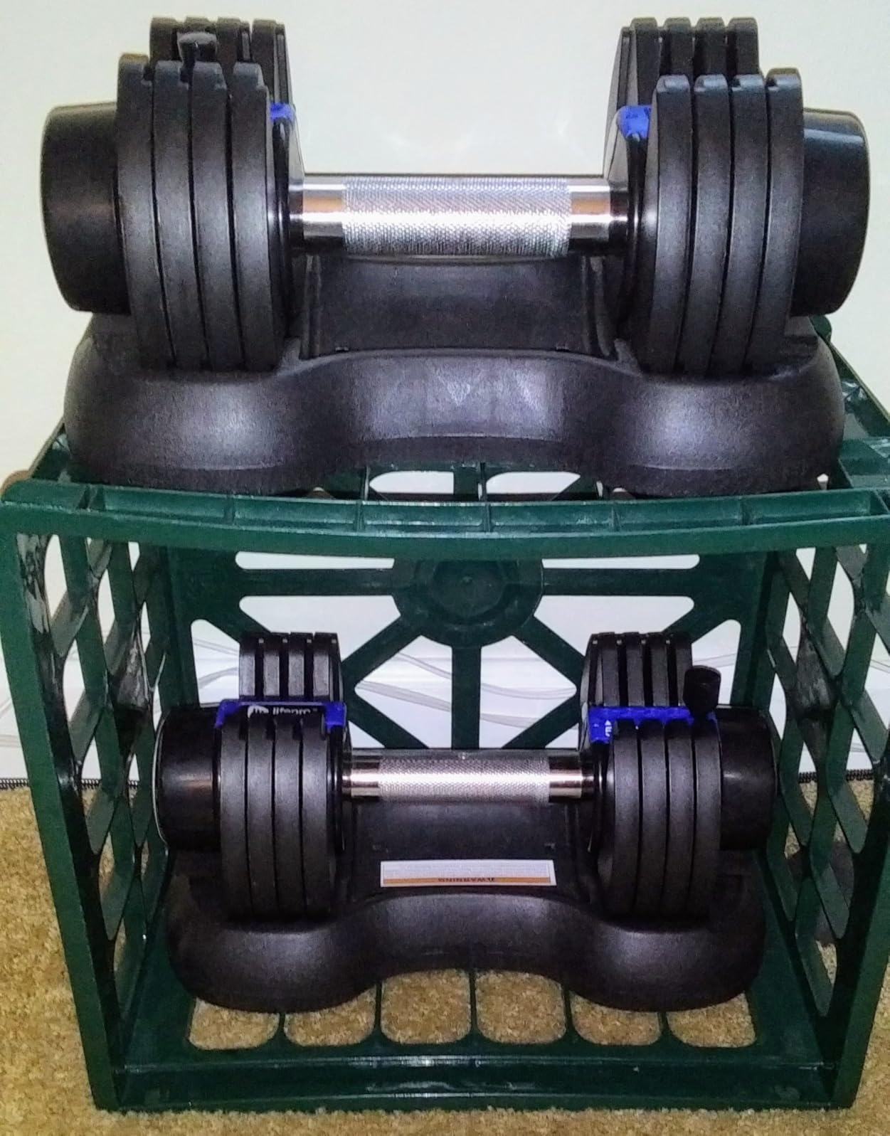 Lifepro Adjustable Dumbbells & Weights for Home Gym, Quick-Adjust customer photo 2