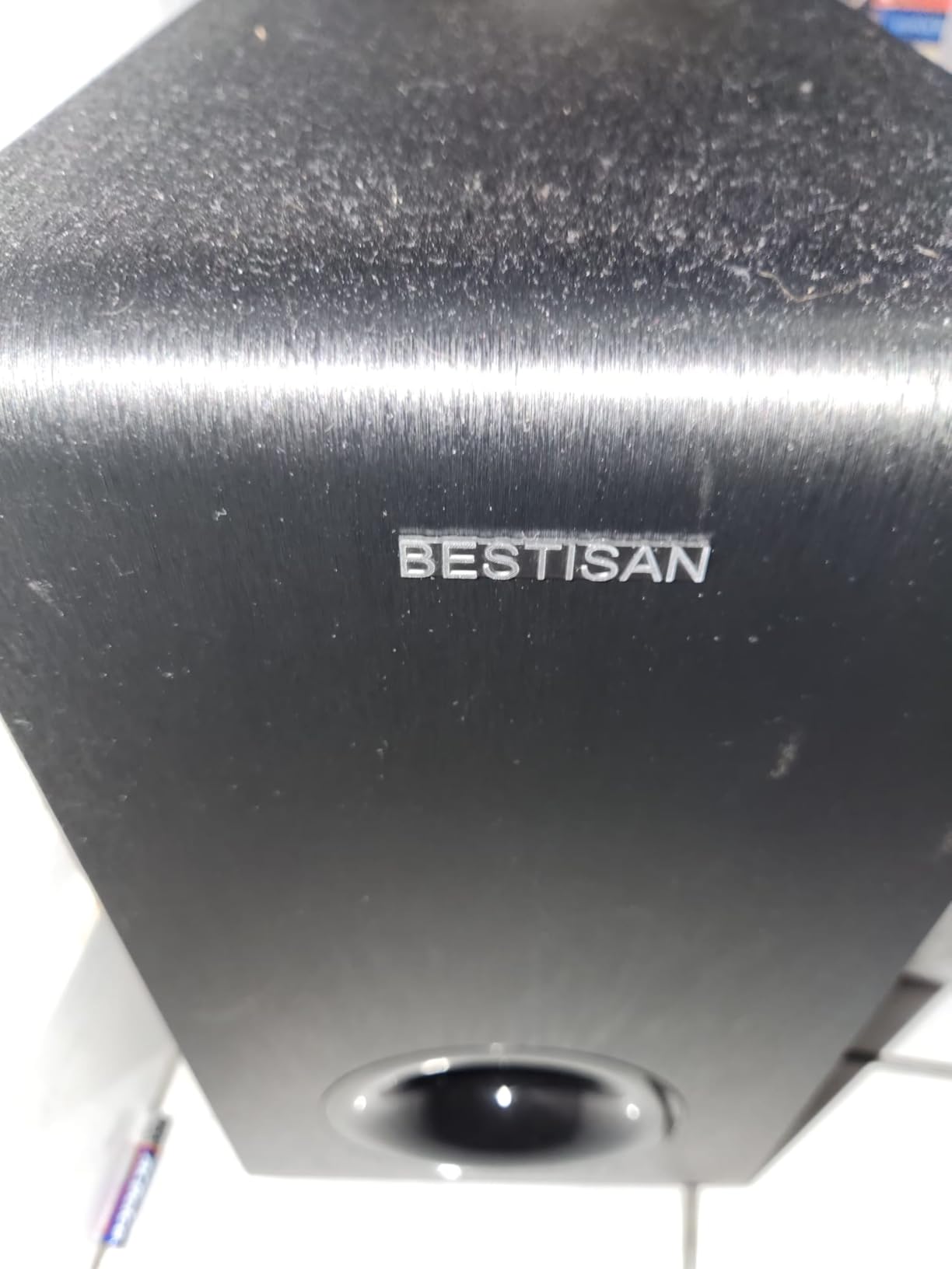 BESTISAN Powered Subwoofer, 6.5'' Side Firing Home Audio Sub, Deep Bass Response Subwoofers, Easy Setup with Home Theater Systems, TV, Speakers, RCA, LFE, AUX Input, High-Level Speaker Input & Output customer photo 1