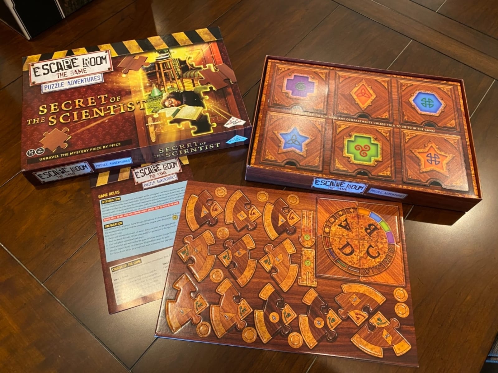 Escape Room: Puzzle Adventures - Secret of The Scientist Jigsaw Puzzle & Escape Room Board | 1-2 Players - Games for Family Game Night | for Kids and Adults Ages 16+ | English Version customer photo 1