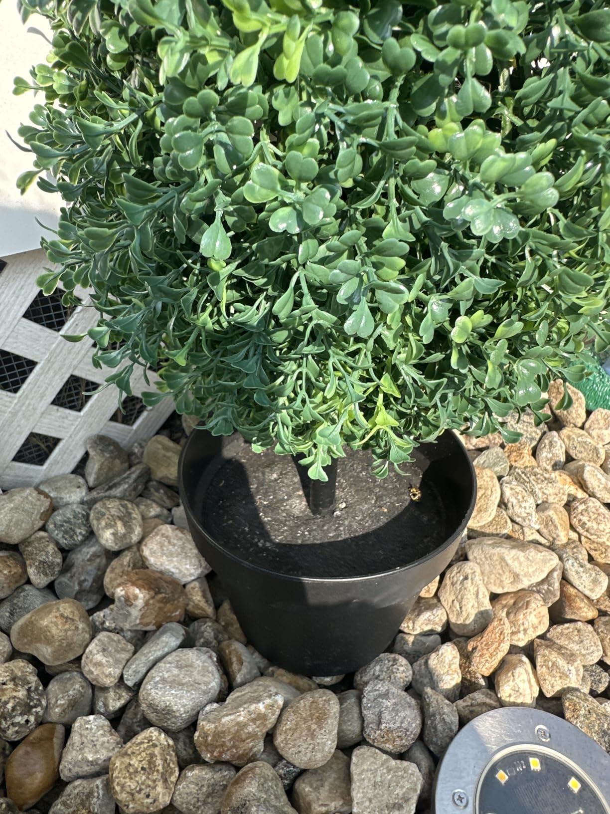 Nearly Natural 36 in Artificial Triple Ball Boxwood Topiary Tree with Pot customer photo 2
