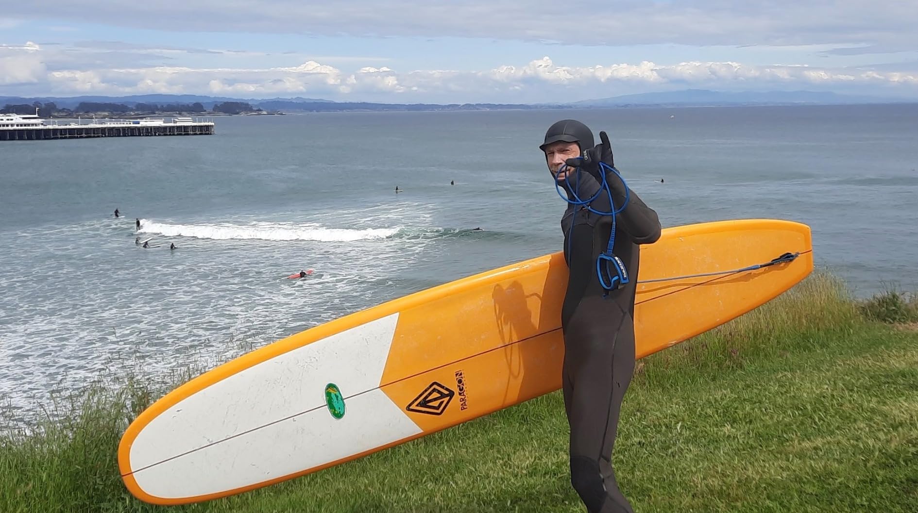 Epoxy Fiberglass Surfboard | High-Performance & Fun Single Fin Longboard Surfboard for All Wave Conditions | 8'0 | 9'0 customer photo 2