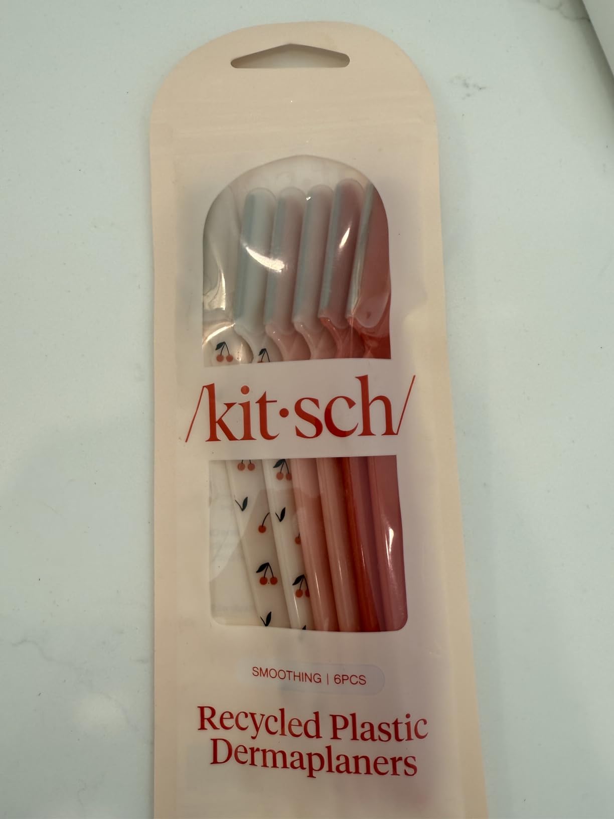 Kitsch Dermaplane Razor for Women Face – Terracotta, 12 pcs customer photo 2