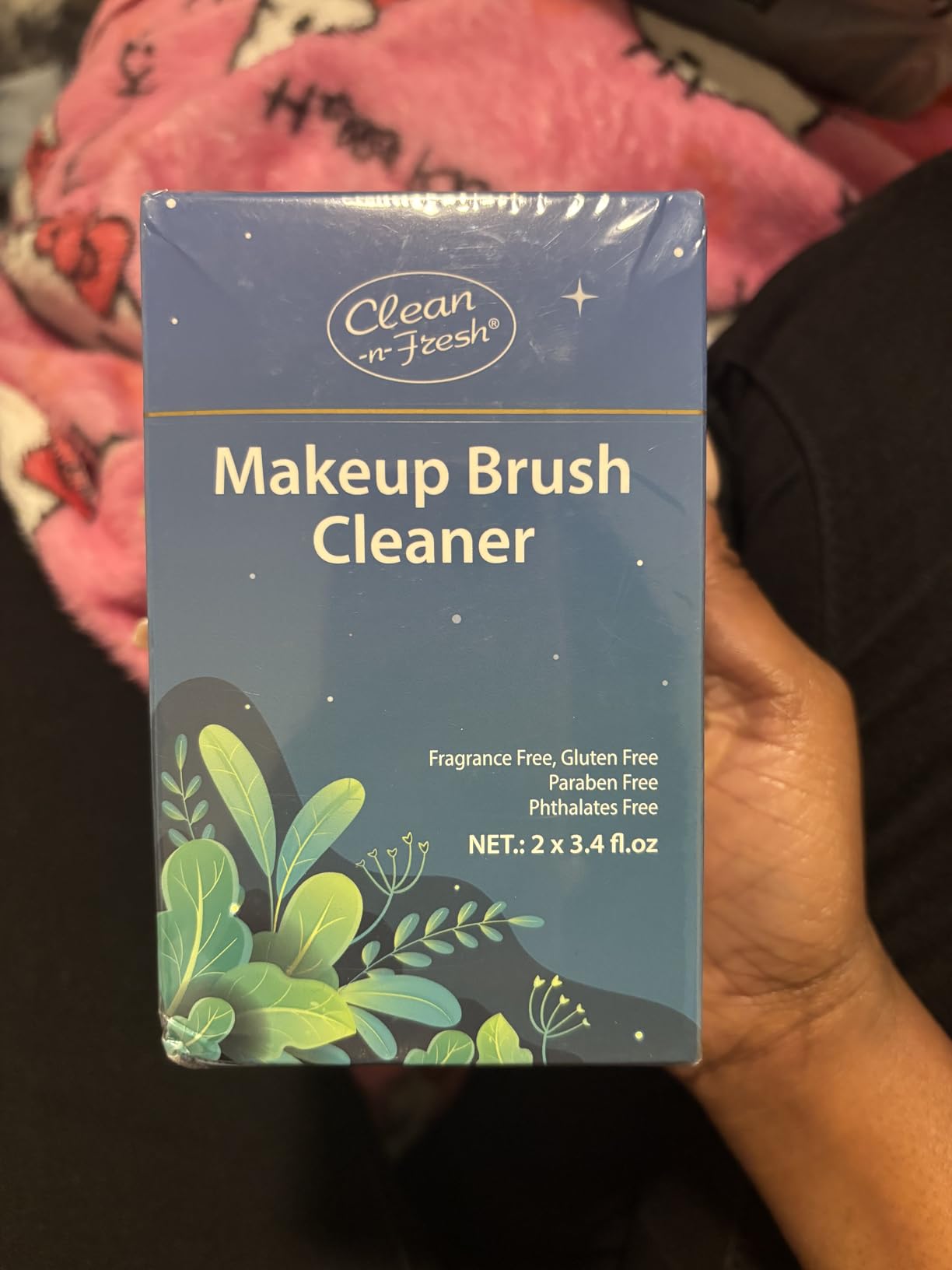 Clean-n-Fresh Makeup Brush Cleaner Set 2 Pack with Cleaning Mat 6.8 Fl Oz customer photo 1