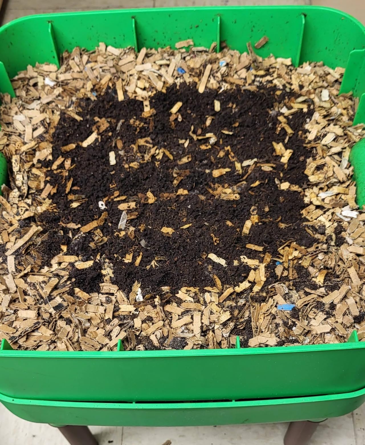 FCMP Outdoor - The Essential Living Composter, 2-Tray Worm Vermicomposter Bin (HF-LC4000v2-GRN) Green customer photo 1