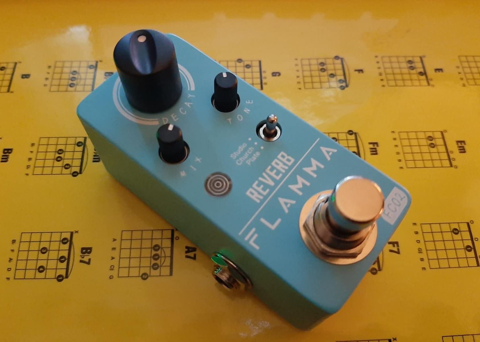 FLAMMA FC02 Reverb Pedal Digital Guitar Pedal with 3 Reverb Effects Church Plate Studio True Bypass customer photo 1