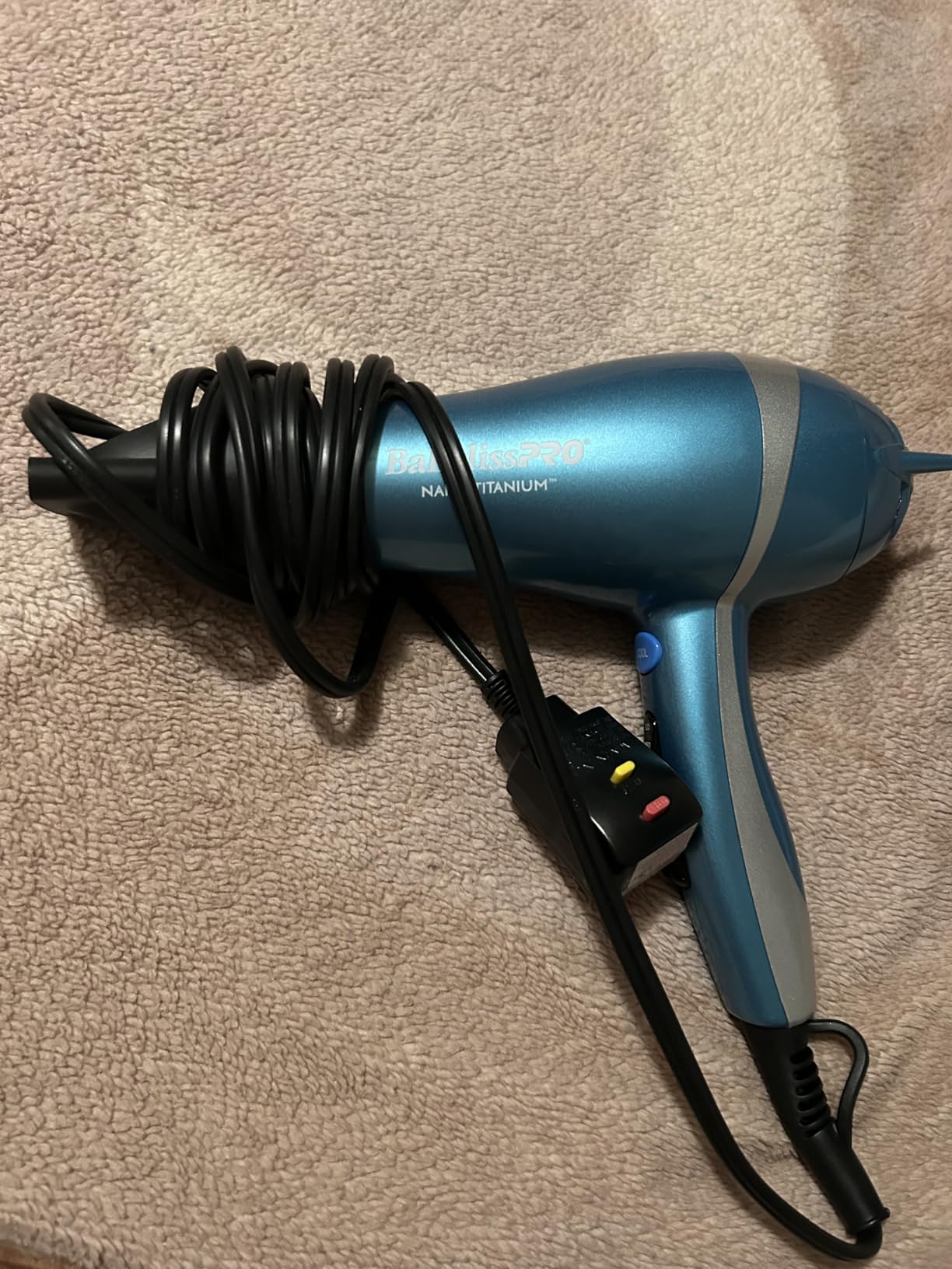 BaBylissPRO Nano Titanium 2000-Watt Blow Dryer with Concentrator Nozzle, Professional Grade Ionic Corded Styling Tool for Hair customer photo 1