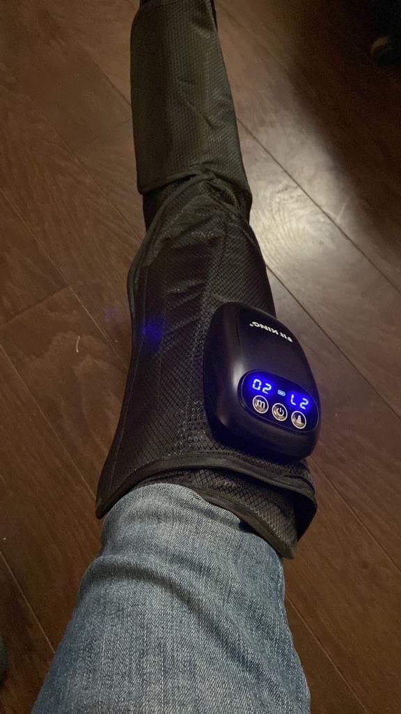 FIT KING Cordless Leg Compression Massager, Foot and Calf Massage Boot customer photo 1