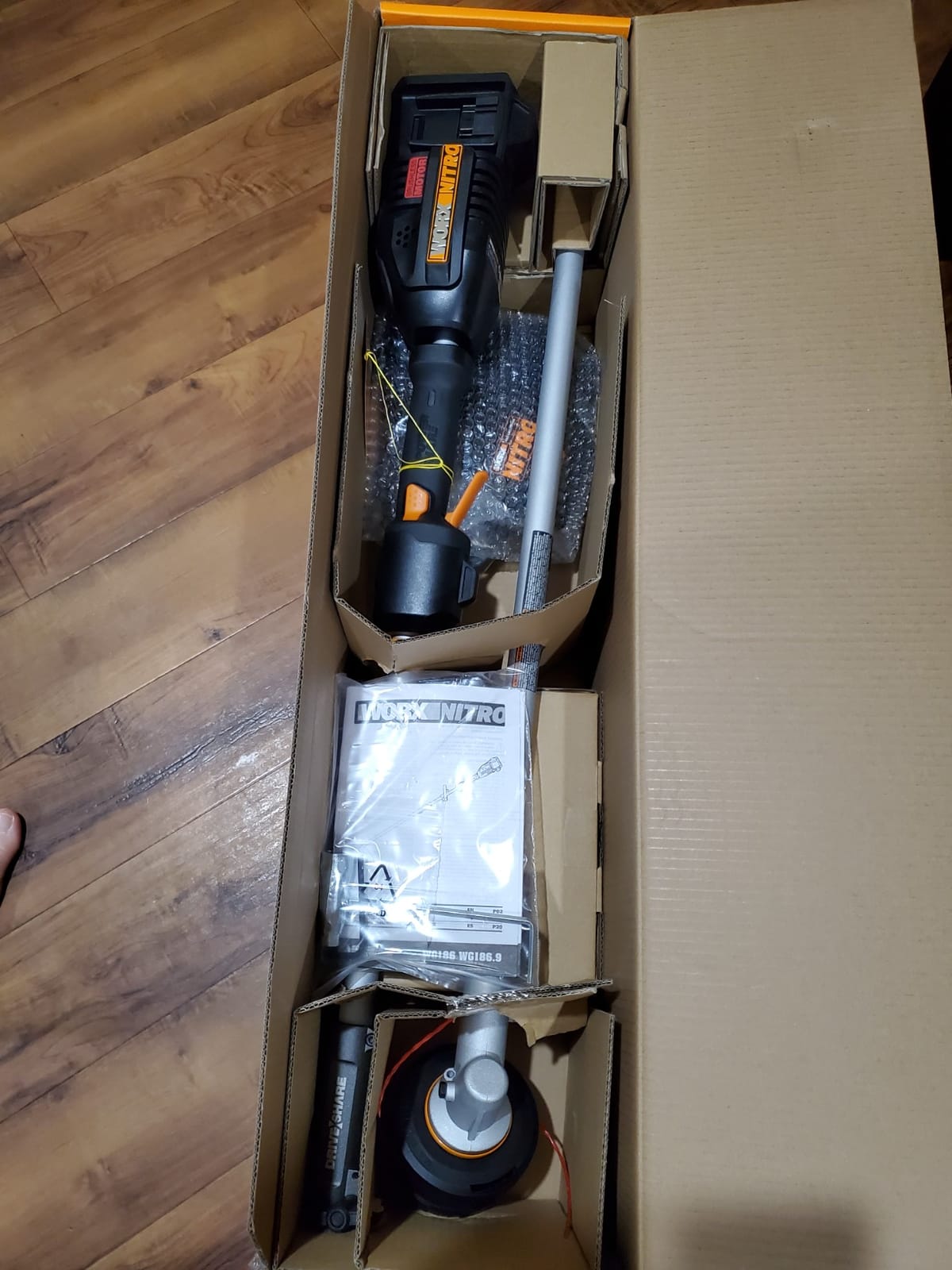 Worx Cordless String Trimmer, 40V 15