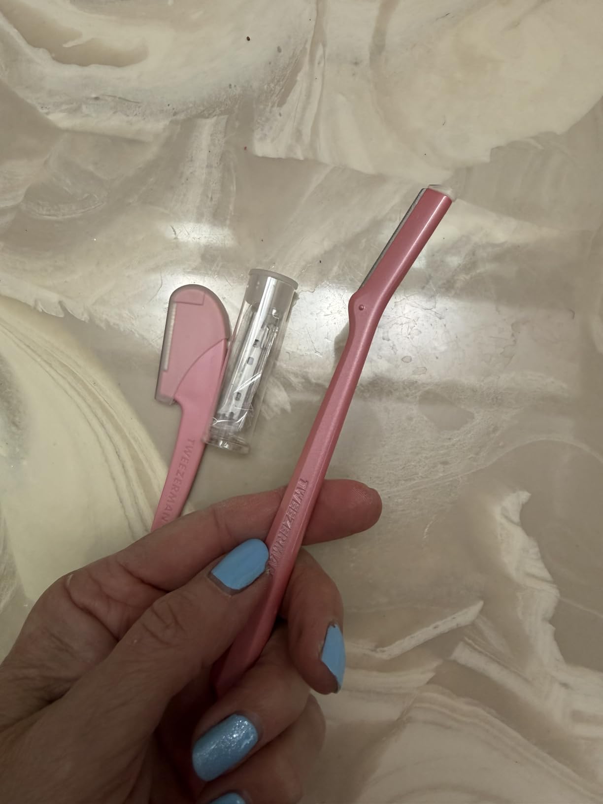 Tweezerman Facial Razor Stainless Steel customer photo 1