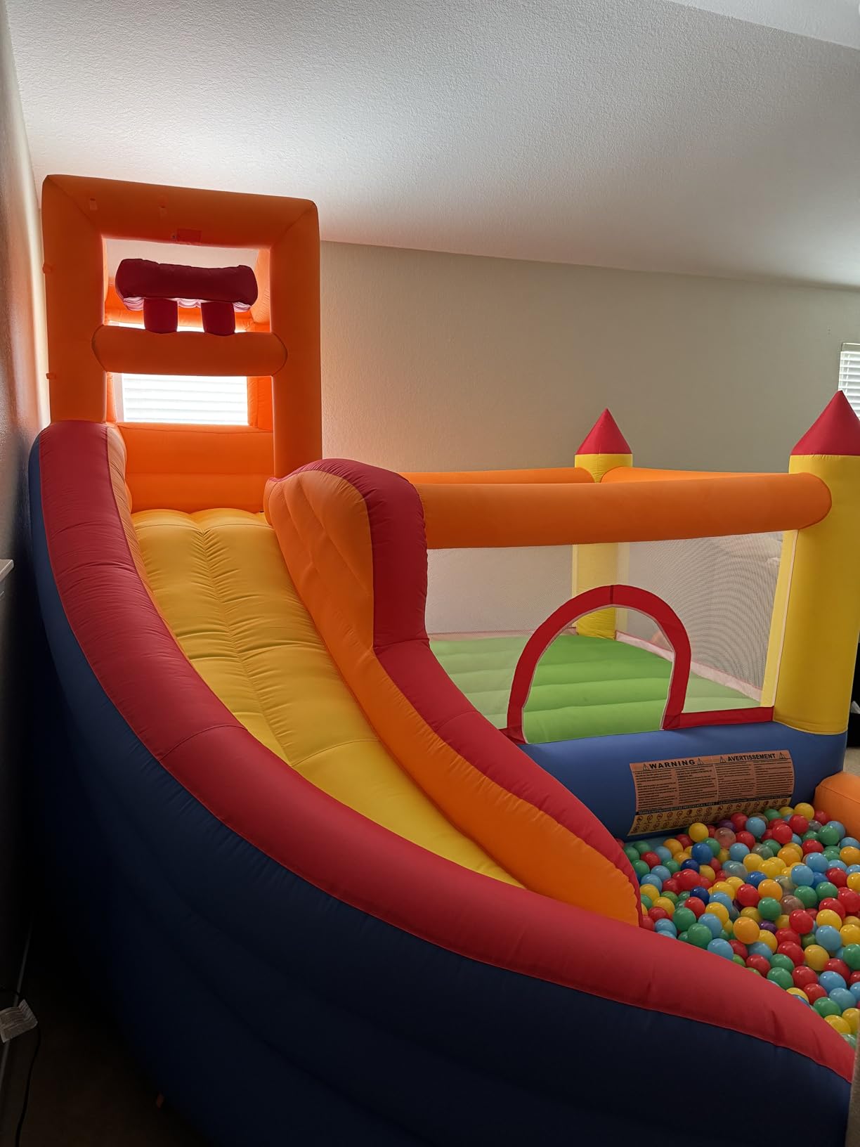 HuaKastro Inflatable Water Slide Bounce House for Kids with Pool, 5-in-1 Indoor/Outdoor Blow Up Play Center for Climbing, Sliding, Jumping & Splashing Fun, Blower Included customer photo 2