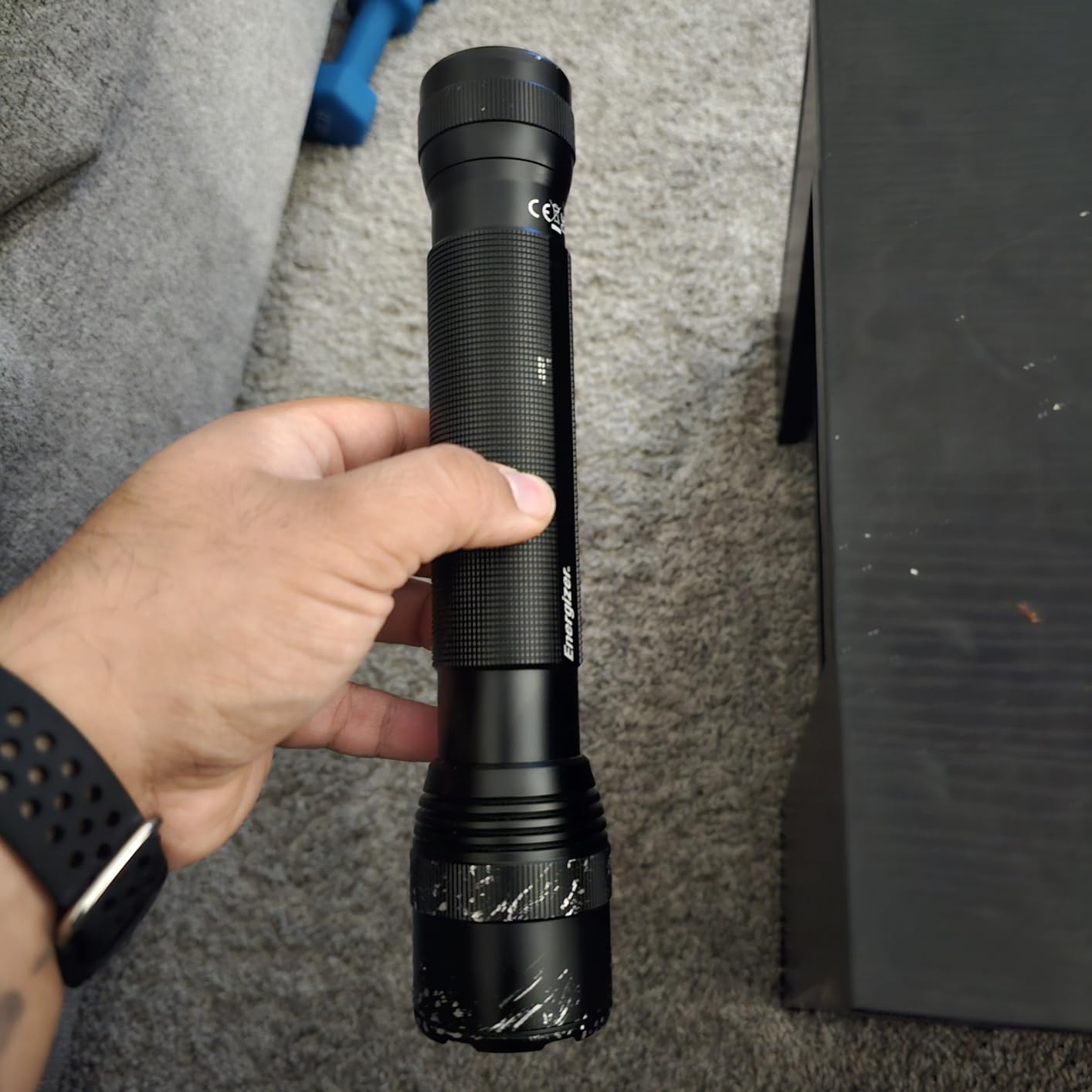 Energizer TacR-1000 Rechargeable Tactical Flashlight, USB Included customer photo 2