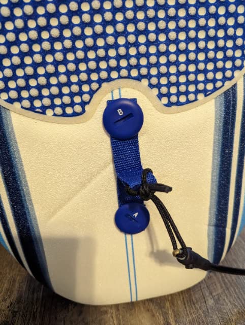 Wavestorm - Classic Soft Top Foam 7ft Surfboard Surfboard for Beginners and All Surfing Levels Complete Set Includes Leash and Multiple Fins Heat Laminated, Blue Pinline (AZ22-WSSF700-PIN) customer photo 2