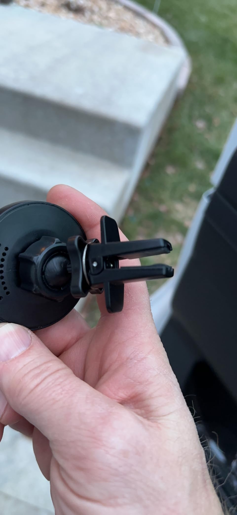 Magnetic Wireless Car Charger Mount Compatible with Magsafe iPhone 15/ iPhone 14/iPhone 13, Fast Charging Air Vent Magnet Accessories Car Phone Holder customer photo 1