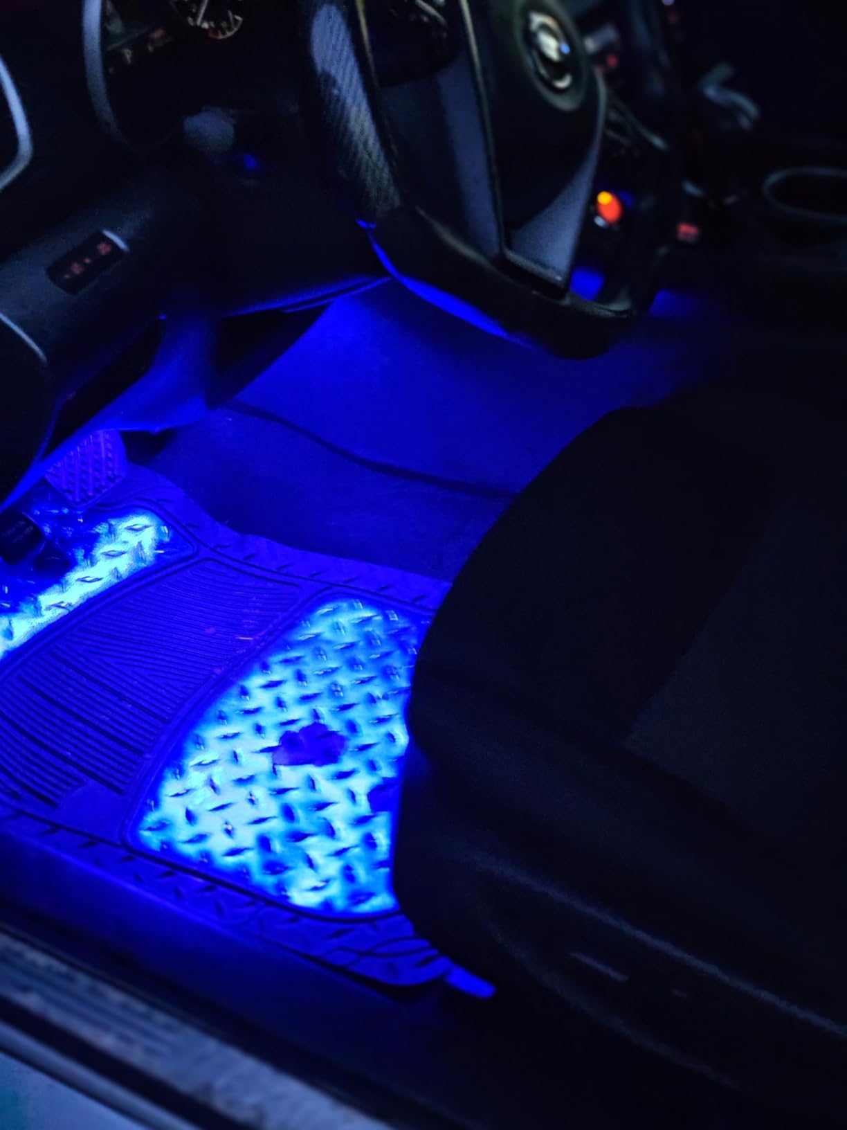 Interior Car Lights Keepsmile Car Accessories APP Control with Remote Music Sync Color Change RGB Under Dash Lighting with Charger 12V LED Lights Running Board Lights customer photo 1