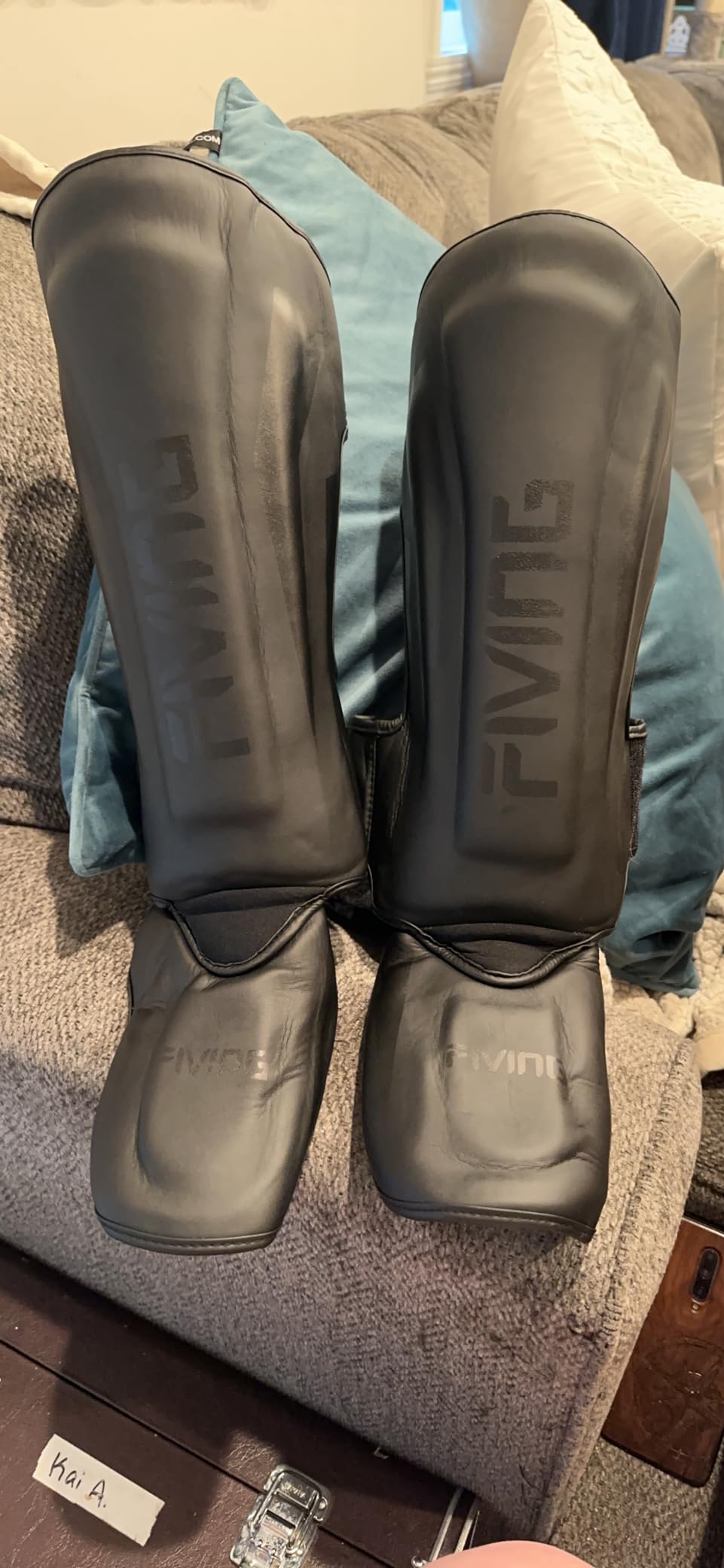 MMA Martial Arts Shin Guards,Muay Thai customer photo 2