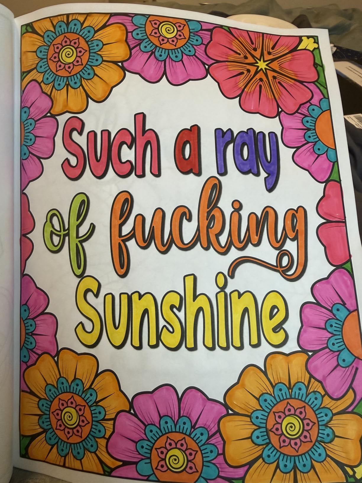 Adult Swear Words Coloring Book: Live, Laugh, Fuck Off: Swear Words Colouring Book for Adults | Sweary Coloring Book for Stress Relief and Relaxation | Adult Coloring Book Cuss Words customer photo 1
