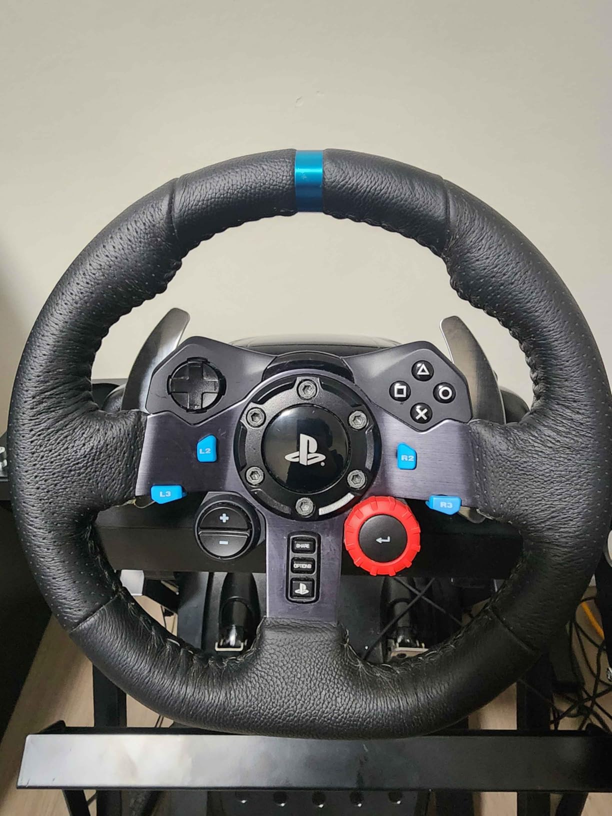 Marada X Frame Steering Wheel Stand Racing Sim Cockpit with Seat Slot customer photo 2