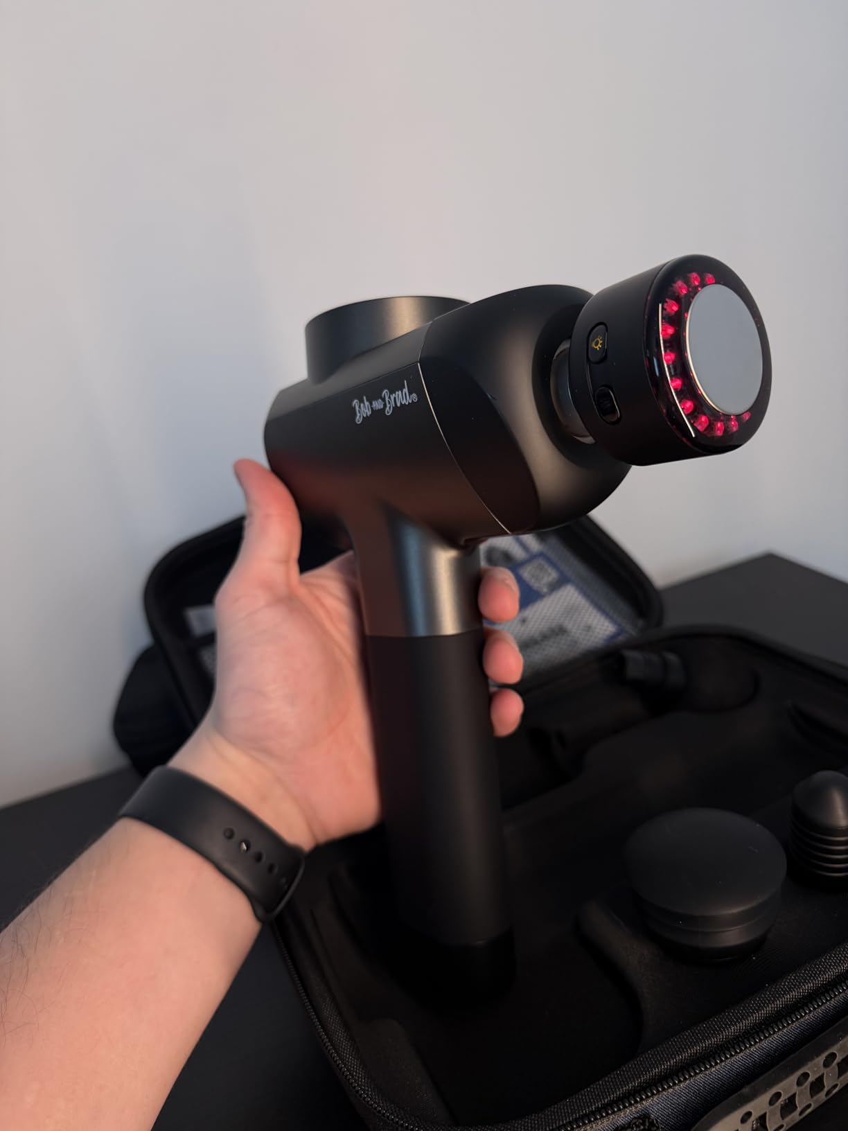 BOB AND BRAD X6 Pro Massage Gun Deep Tissue Percussion with Metal Head customer photo 2
