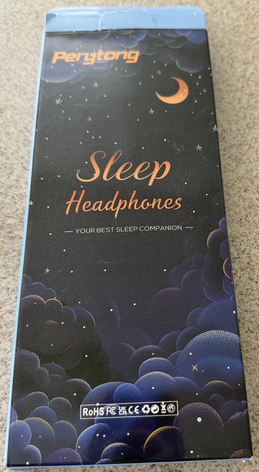 Perytong Sleeping Headphones Bluetooth Headband, Soft Long Time Play Sleeping Headsets with Built in Speakers Perfect for Workout,Running,Yoga,Travel customer photo 1