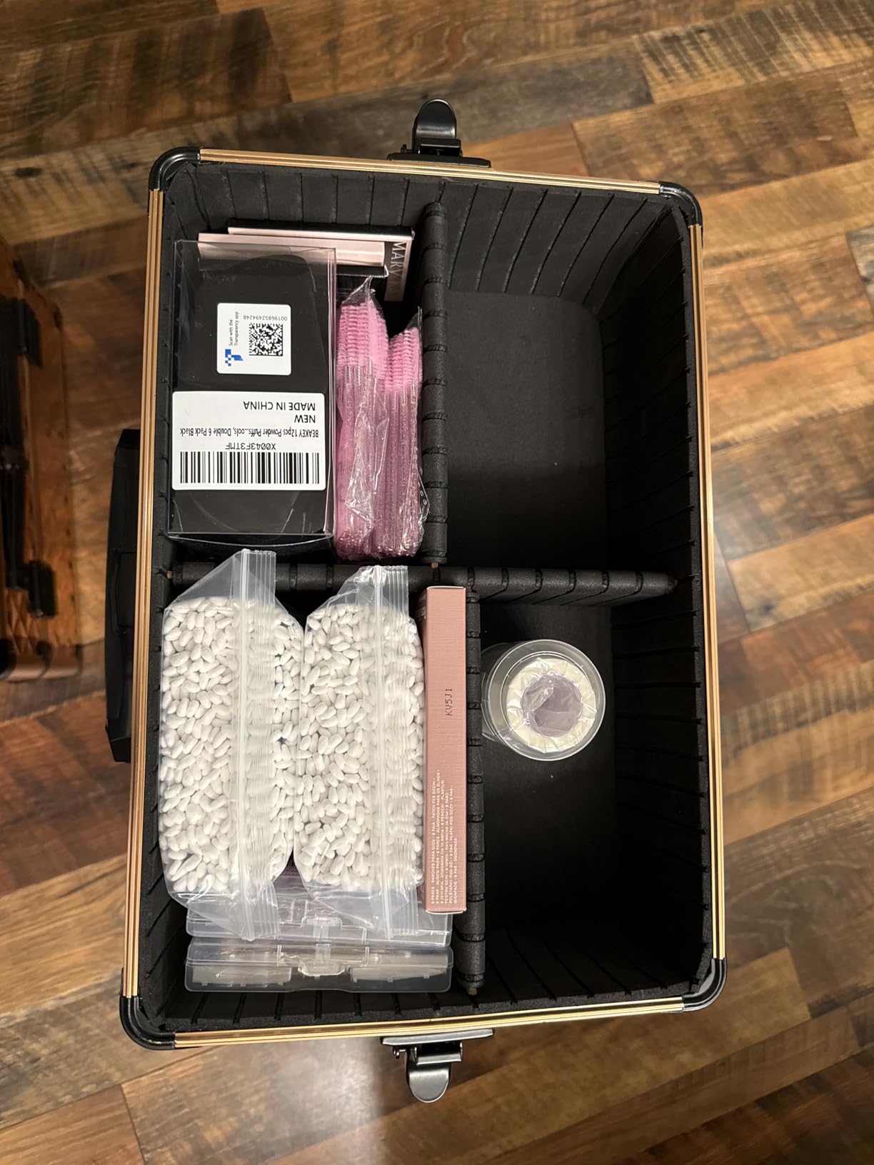 FRENESSA 3 in 1 Rolling Makeup Case Cosmetology Case on Wheel Vintage Black customer photo 1