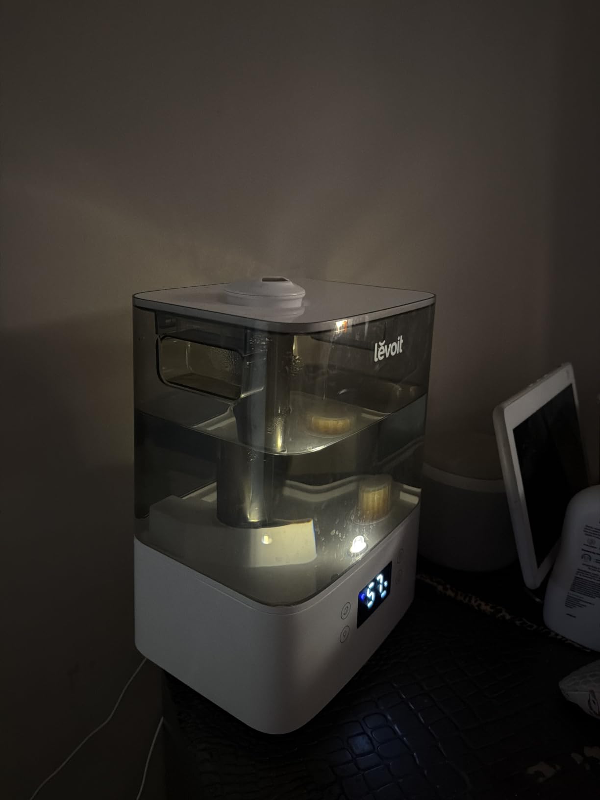 Classic300S Ultrasonic Smart Top Fill Humidifier, Large 6L Tank, 60H | APP & Voice Control, Essential Oil Diffuser, Humidity Setting with Sensor, Quiet Sleep Mode, Night Light customer photo 1