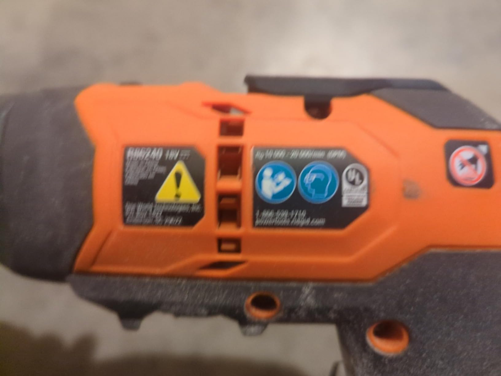 RIDGID 18V Brushless Cordless Oscillating Multi-Tool (Tool Only) customer photo 1