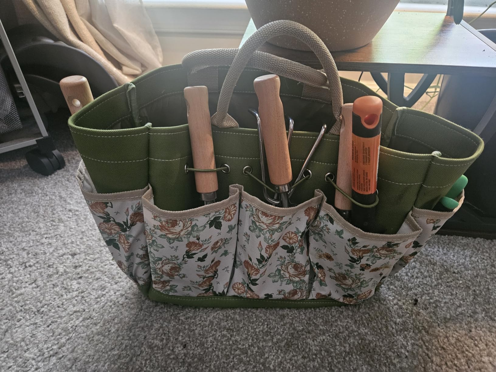Grenebo Heavy Duty Gardening Tools with Handbag, Gardening Gifts for Women customer photo 2