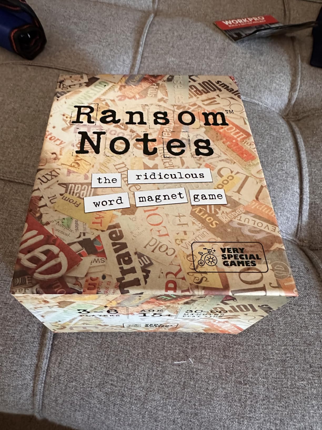 Ransom Notes - The Ridiculous Word Magnet Party Game, 3+ Players customer photo 2