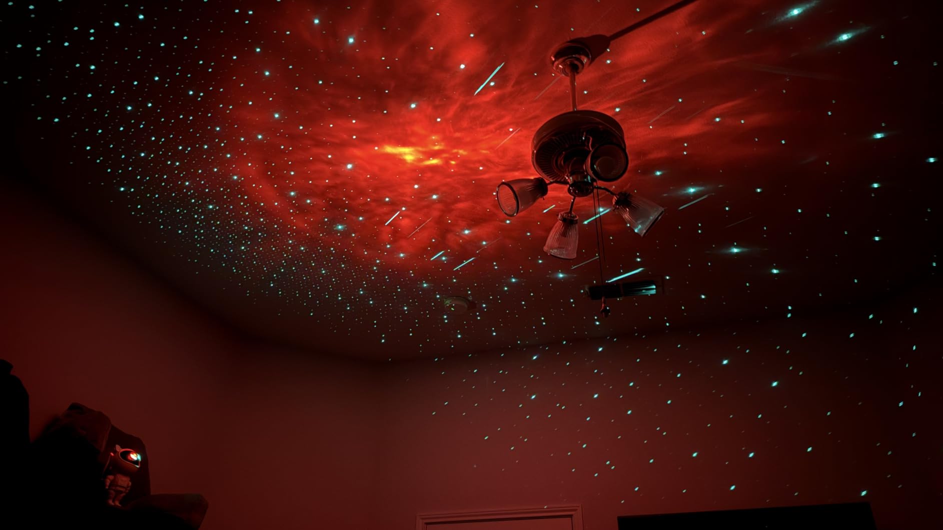 Star Projector Galaxy Night Light - Astronaut Space Projector, Starry Nebula Ceiling LED Lamp with Timer and Remote, Kids Room Decor Aesthetic, for Christmas & Birthdays customer photo 1