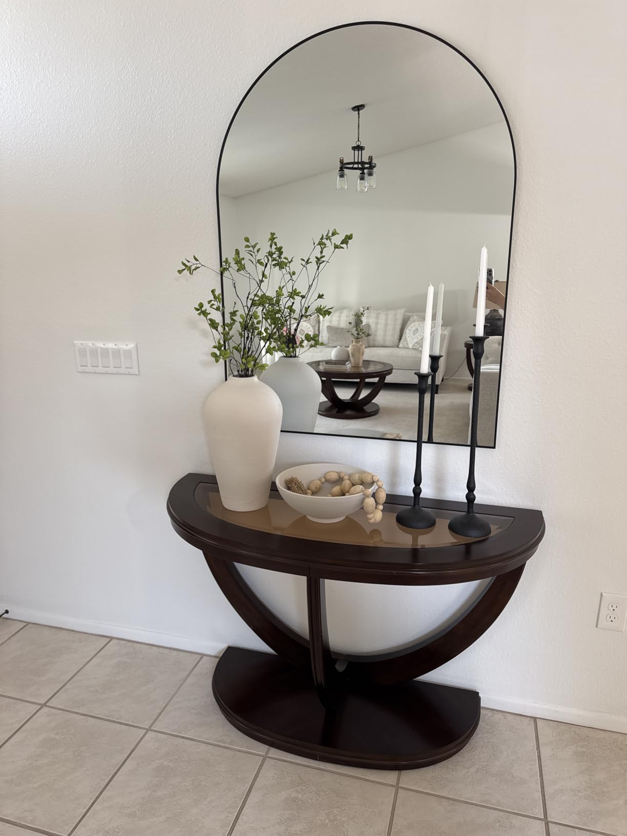 HARRITPURE Arched Wall Mirror 24