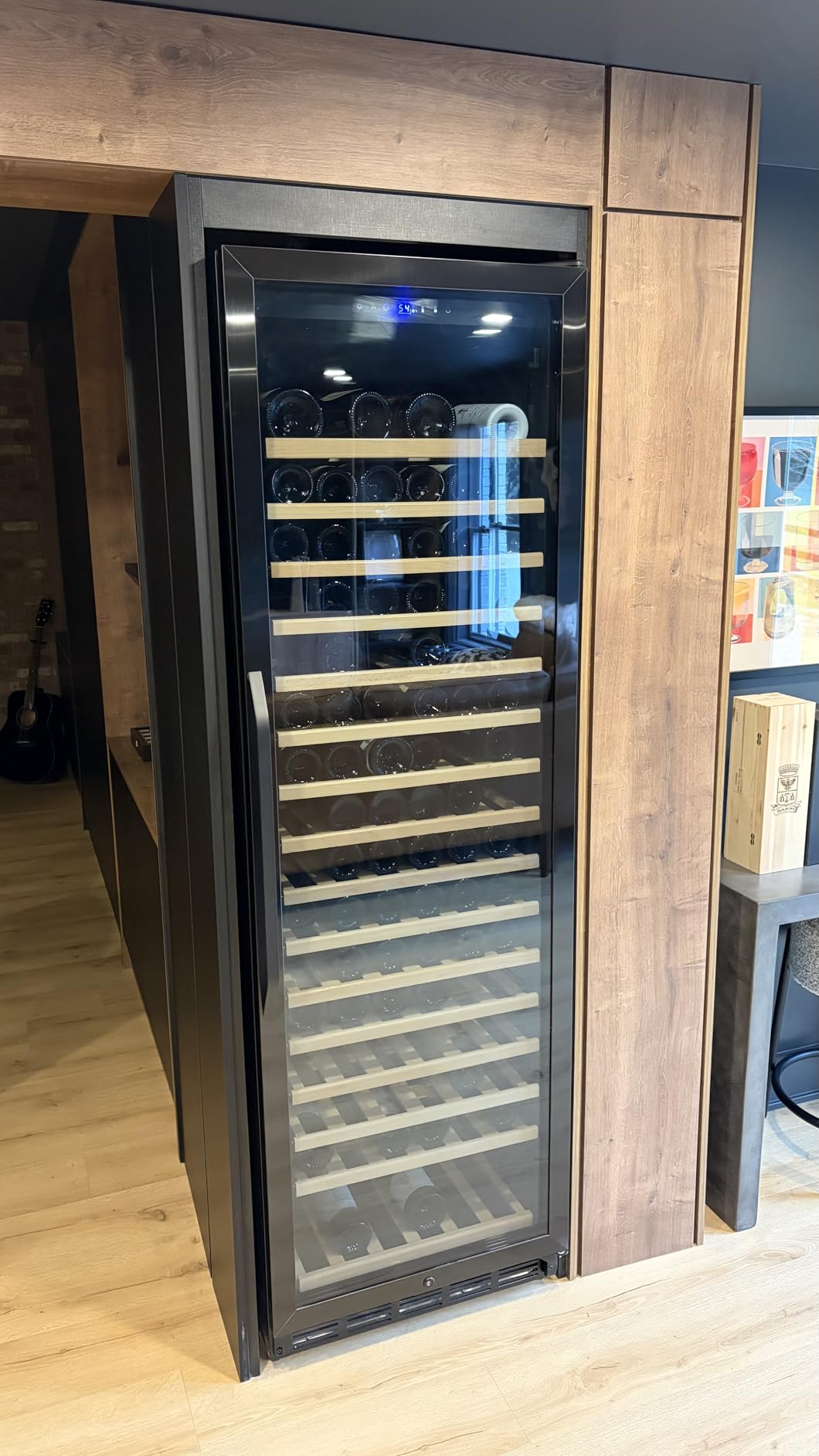 24 Inch Upgraded Dual Zone Wine and Beverage Refrigerator Cooler | Glass Door, Under Counter or Freestanding Beverage Fridge with Large Capacity, Advanced Cooling System customer photo 2