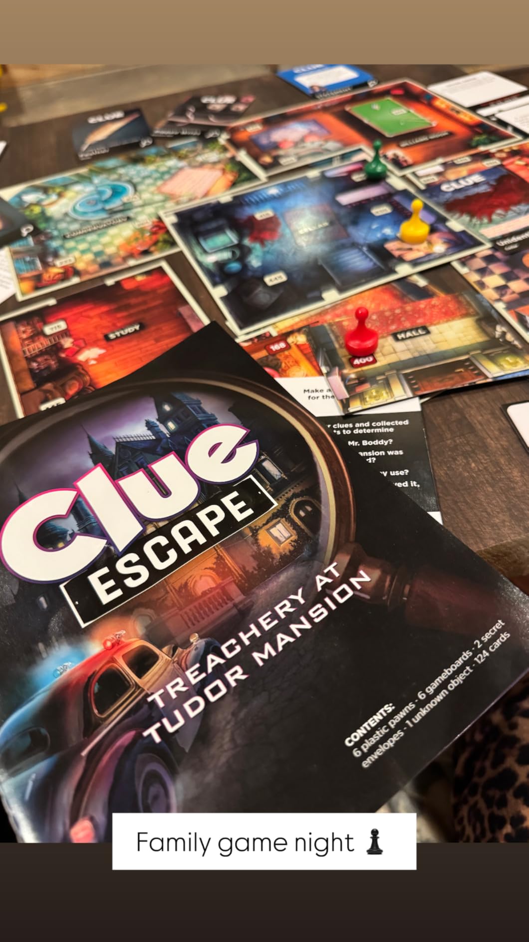 Clue Board Game Treachery at Tudor Mansion, Escape Room Game, Cooperative Family Murder Mystery Games, Ages 10 and up, 1-6 Players customer photo 2