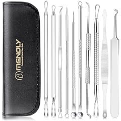 MENOLY Blackhead Remover Tools 10Pcs Pimple Popper Tool Kit, Blackhead Remover Extractor Tools, Anti-Slip Handle Pimple Comedone Extractor Acne Kit for Blackhead,Blemish,Zit Whitehead customer photo 1