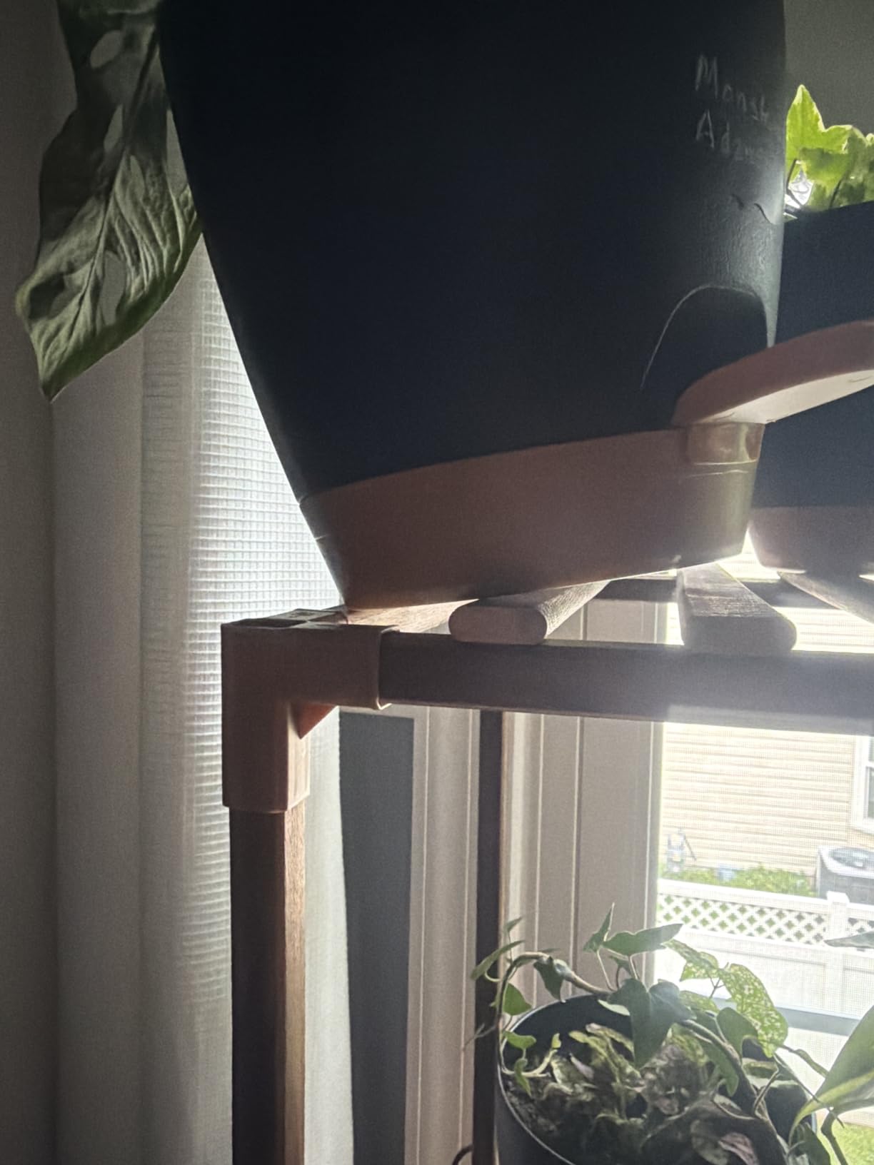 Uneedem Plant Stand Indoor Outdoor, 10 Tiered Plant Shelf Wood Plant Rack customer photo 1