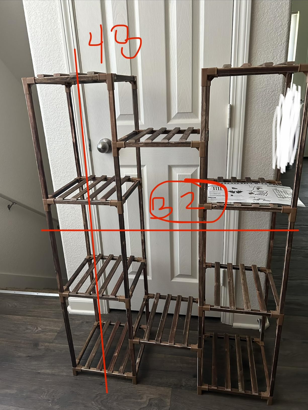 Uneedem Plant Stand Indoor Outdoor, 10 Tiered Plant Shelf Wood Plant Rack customer photo 2