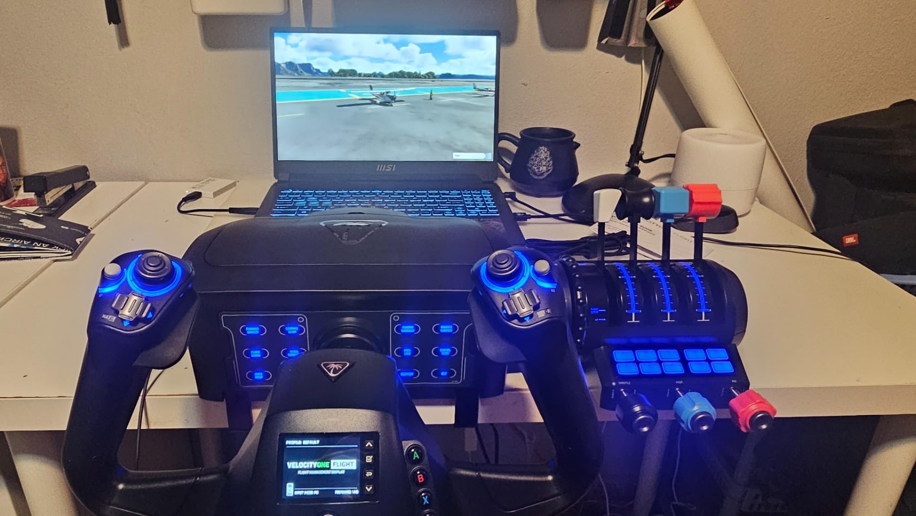 Turtle Beach VelocityOne Flight Universal Control System - Xbox Series X & Xbox Series S, Xbox One & Windows 10 & 11 PCs with Yoke Handle, Throttle Quadrant, Trim Wheel & Rudder Controls customer photo 2