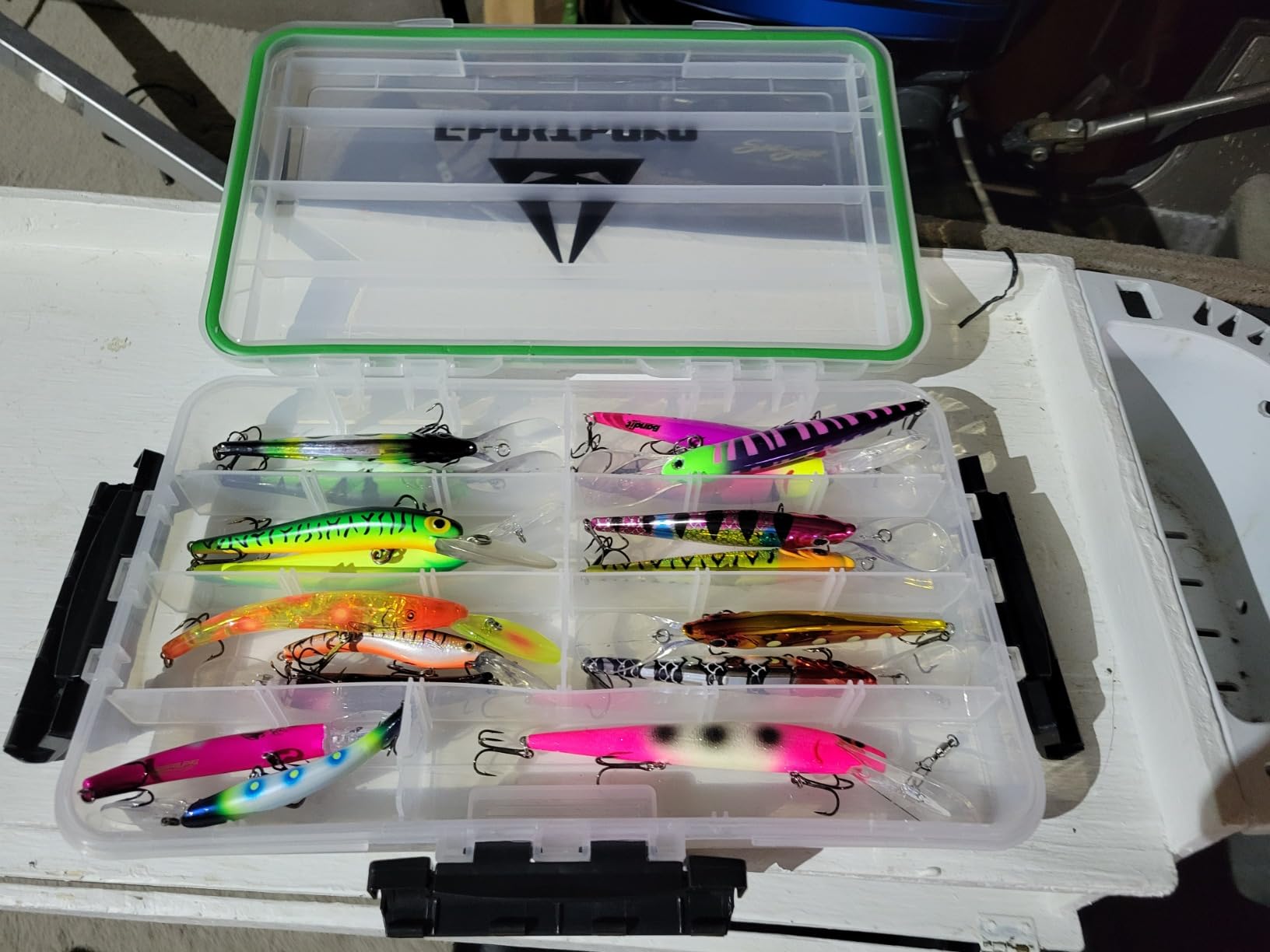 Ghosthorn Waterproof Fishing Tackle Box Organizer 3600 Lure Storage 1 Pack customer photo 1