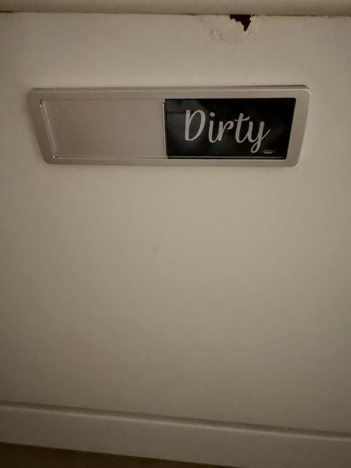 Dishwasher Magnet Clean Dirty Sign, Clean Dirty Magnet for Dishwasher, Rustic Farmhouse Kitchen Decor, Magnetic Dish Washer Sign Indicator, Sliding Rustic Dish Washer Signs, Black & White Wood customer photo 1