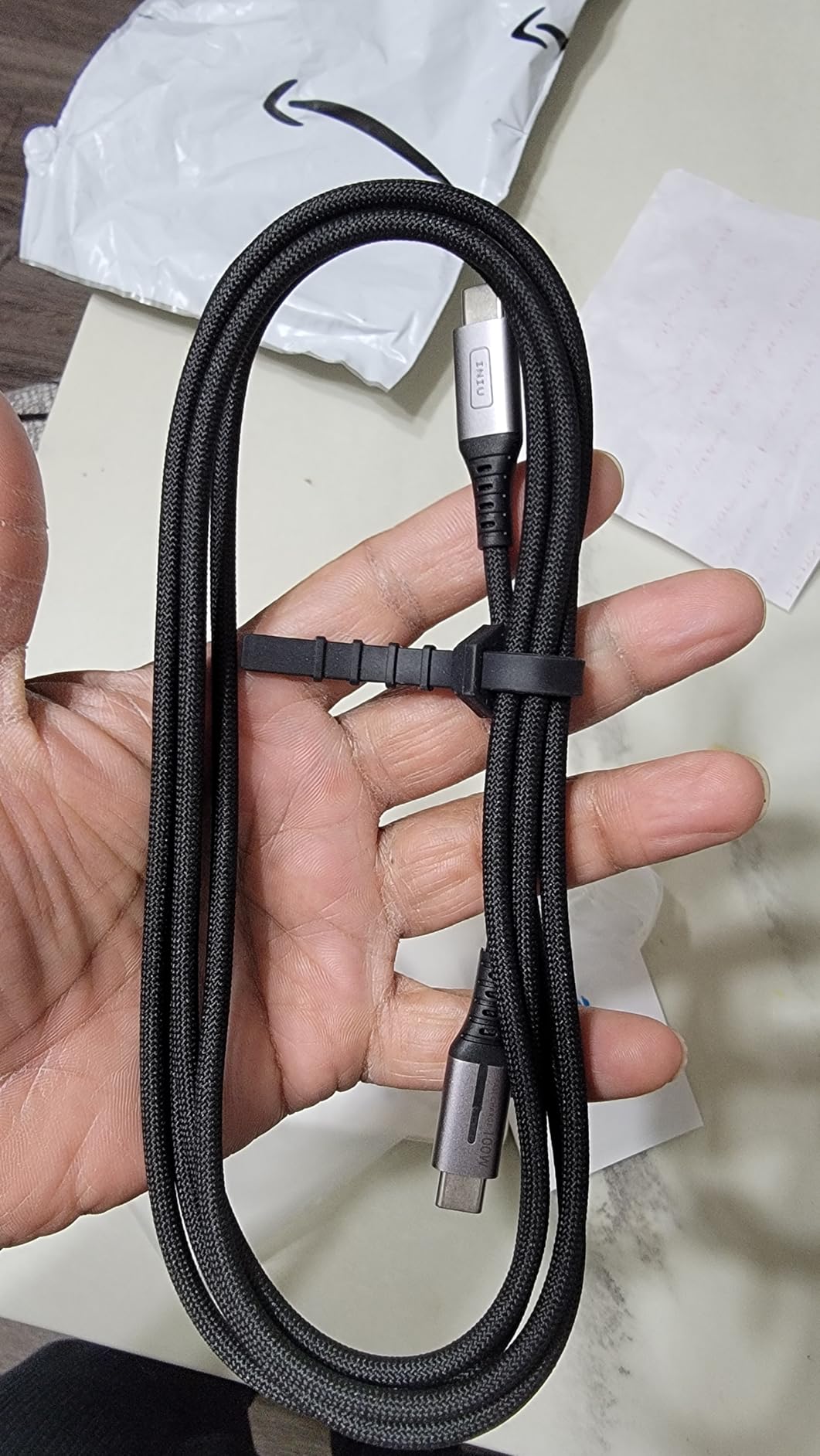 INIU USB C Cable, 2m 100W Fast Charging USB C to USB C Cable customer photo 1