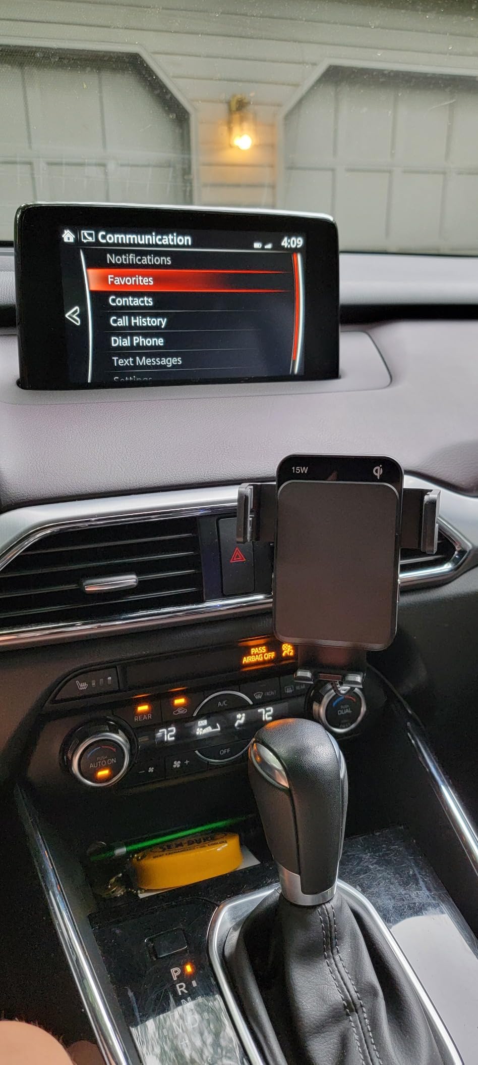 Wireless Car Charger, MOKPR Auto-Clamping Car Mount 15W/10W/7.5W Fast Charging Air Vent Car Phone Mount Compatible with iPhone 15/14/13/13 Pro/12 Pro Max/12 pro/12/11/10 Series, Samsung Galaxy Series | Car Phone Holder Compatible for iPhone 17/16/15/14/13/13 Pro/12 Pro Max/12 pro/12/11/10, Samsung Galaxy Series customer photo 2
