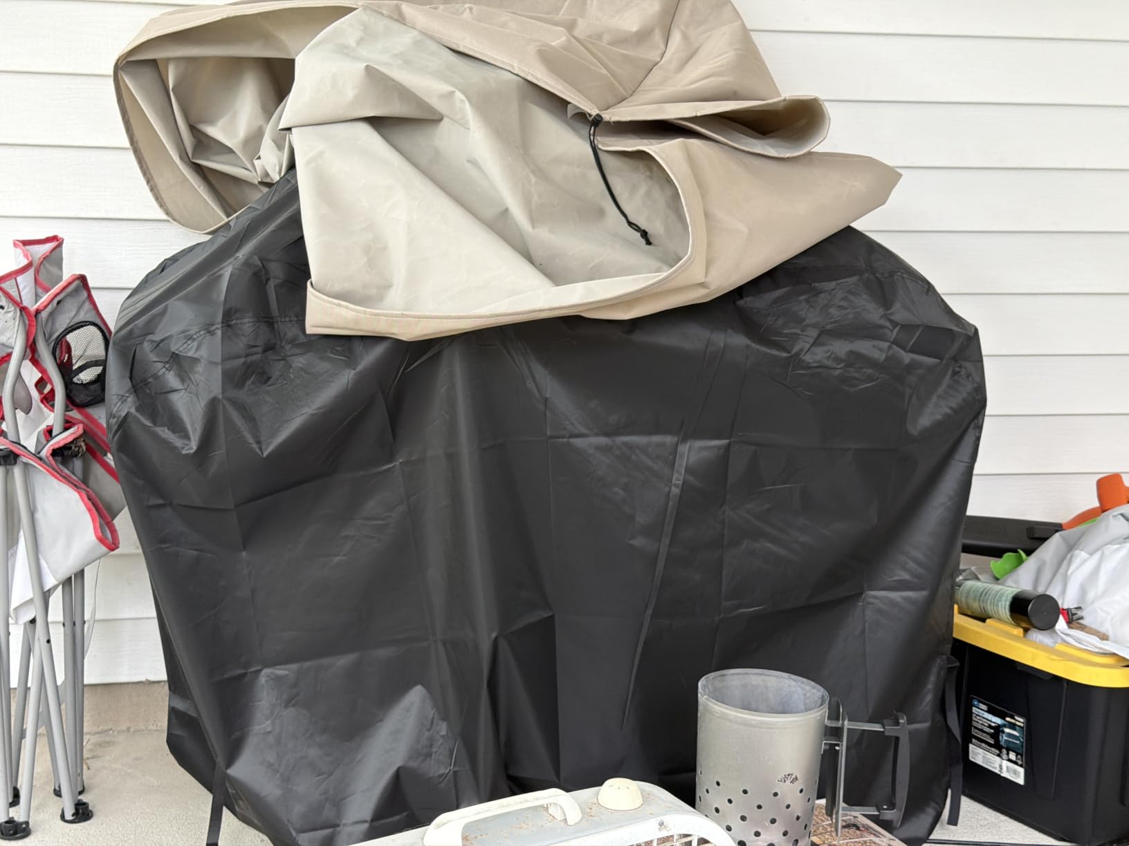 Aoretic Grill Cover, 58 inch BBQ Gas Grill Cover for Outdoor Grill, Charbroil Grill Cover Barbecue Waterproof, Anti-UV for Weber Char-Broil Monument, Dyna-glo Nexgrill Spun Polyester customer photo 1