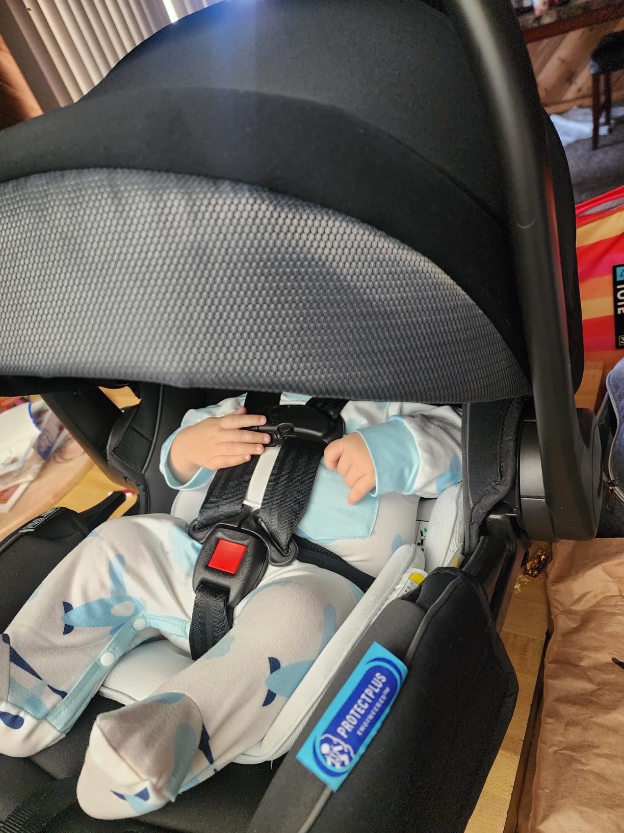 Graco® SnugRide SnugFit DLX Infant Car Seat, Baby Car Seat with Anti Rebound Bar for Extra Safety, SnugLock Easy Install Carseat, Baby Registry Must Have, Gift for New Parents, Maison customer photo 2