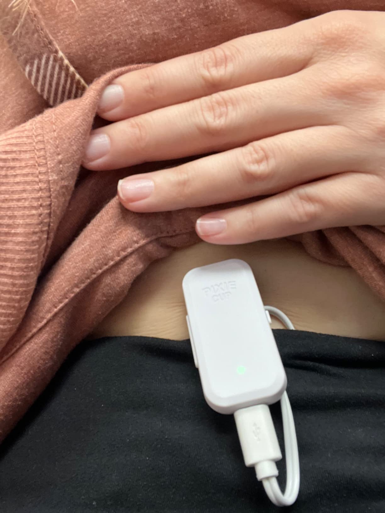Pixie Period Pain Relief Device - Best PMS Relief Simulator with TENS Technology - Thinnest Wearable Tens Unit - Unnoticeable Under Clothes - Menstrual Cramp Comfort for Feminine Care customer photo 2