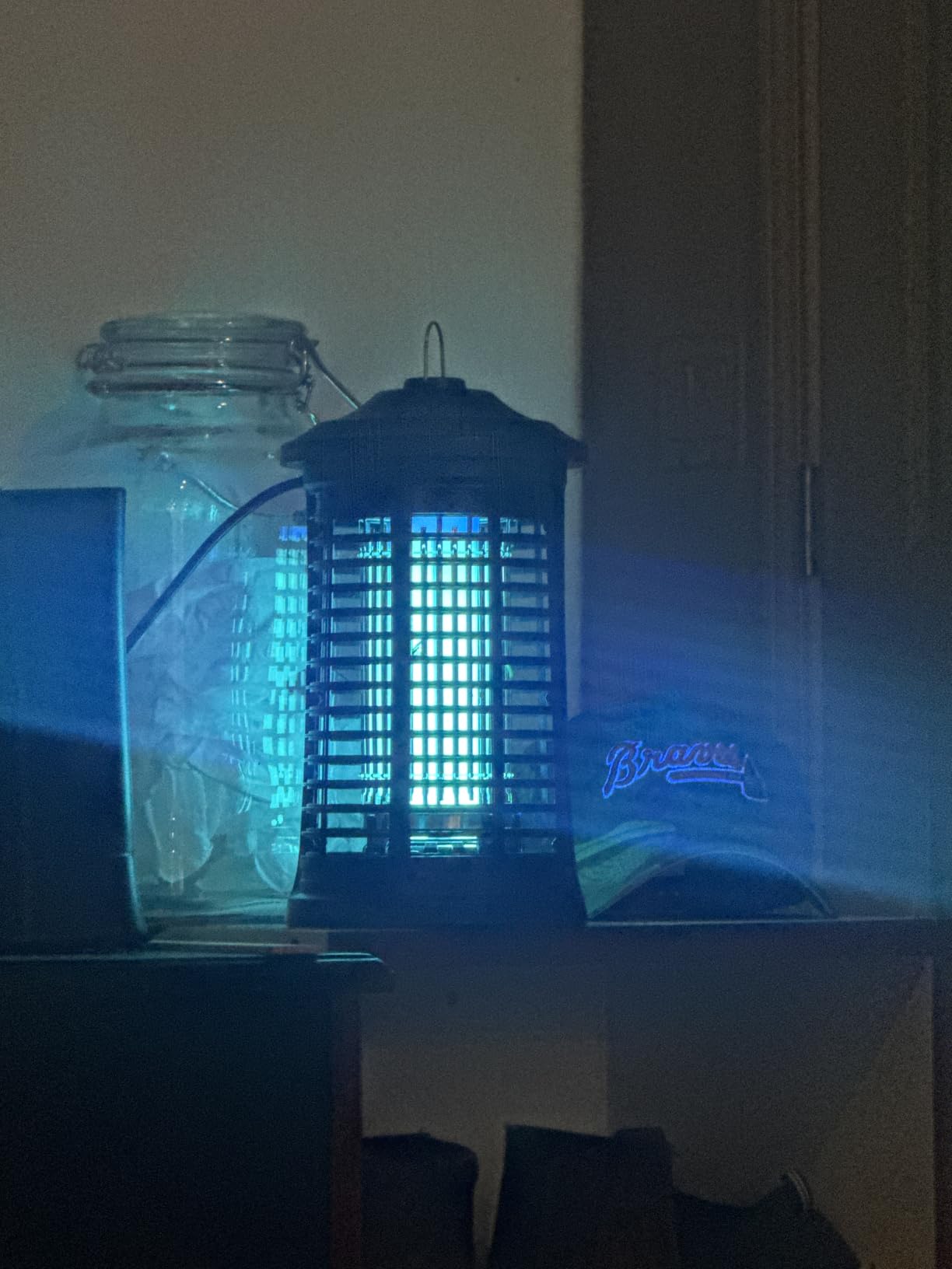 Electric Bug Zapper Indoor/Outdoor, 4200V High Powered Mosquito Zappers Killer, Waterproof Insect Fly Swatter Zapper Mosquito Trap Outdoor, Fly Traps, Insect Killer for Home,Garden,Backyard, Camping customer photo 1