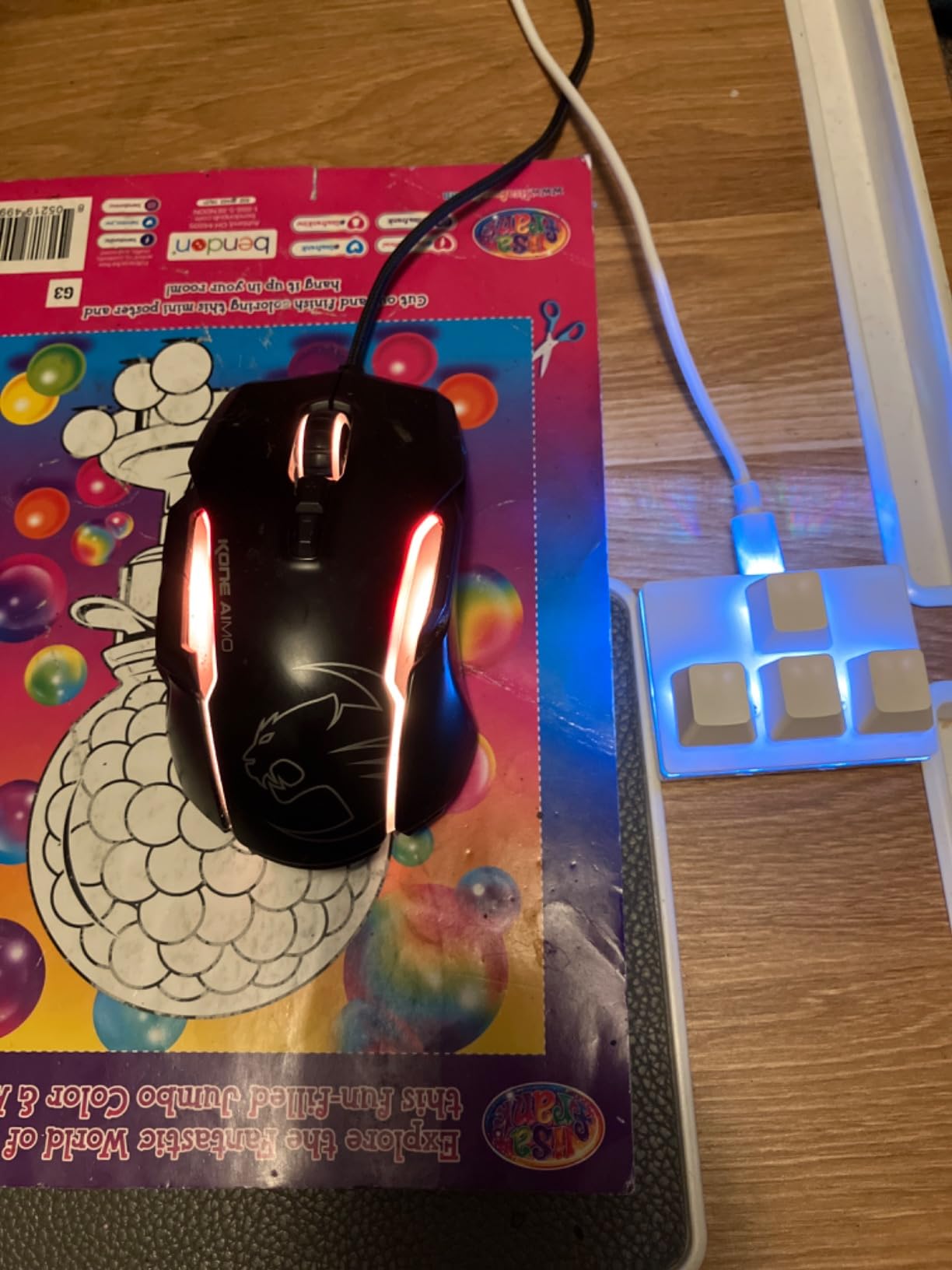 USB Mini 4-Key Keypad Mechanical Gaming Keyboard RGB Macro Pad customer photo 1