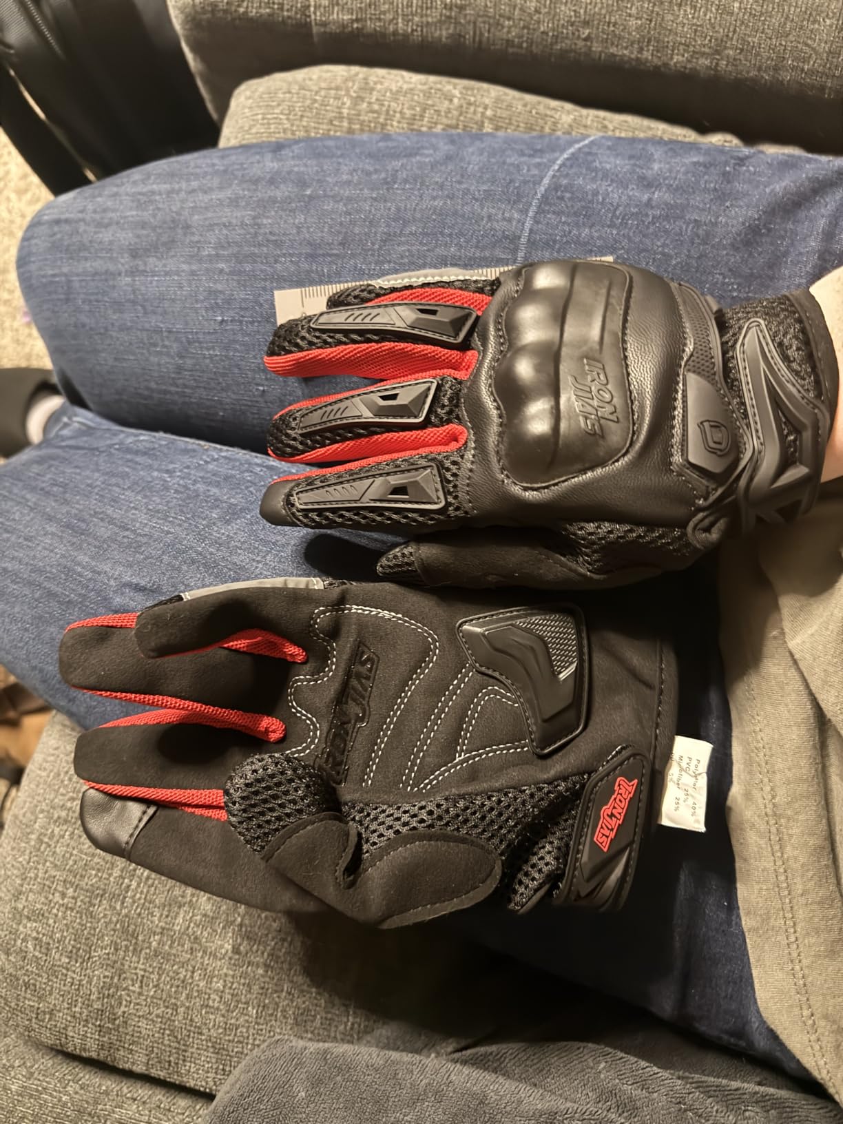 IRON JIA'S Summer Motorcycle Gloves for Men & Women customer photo 2