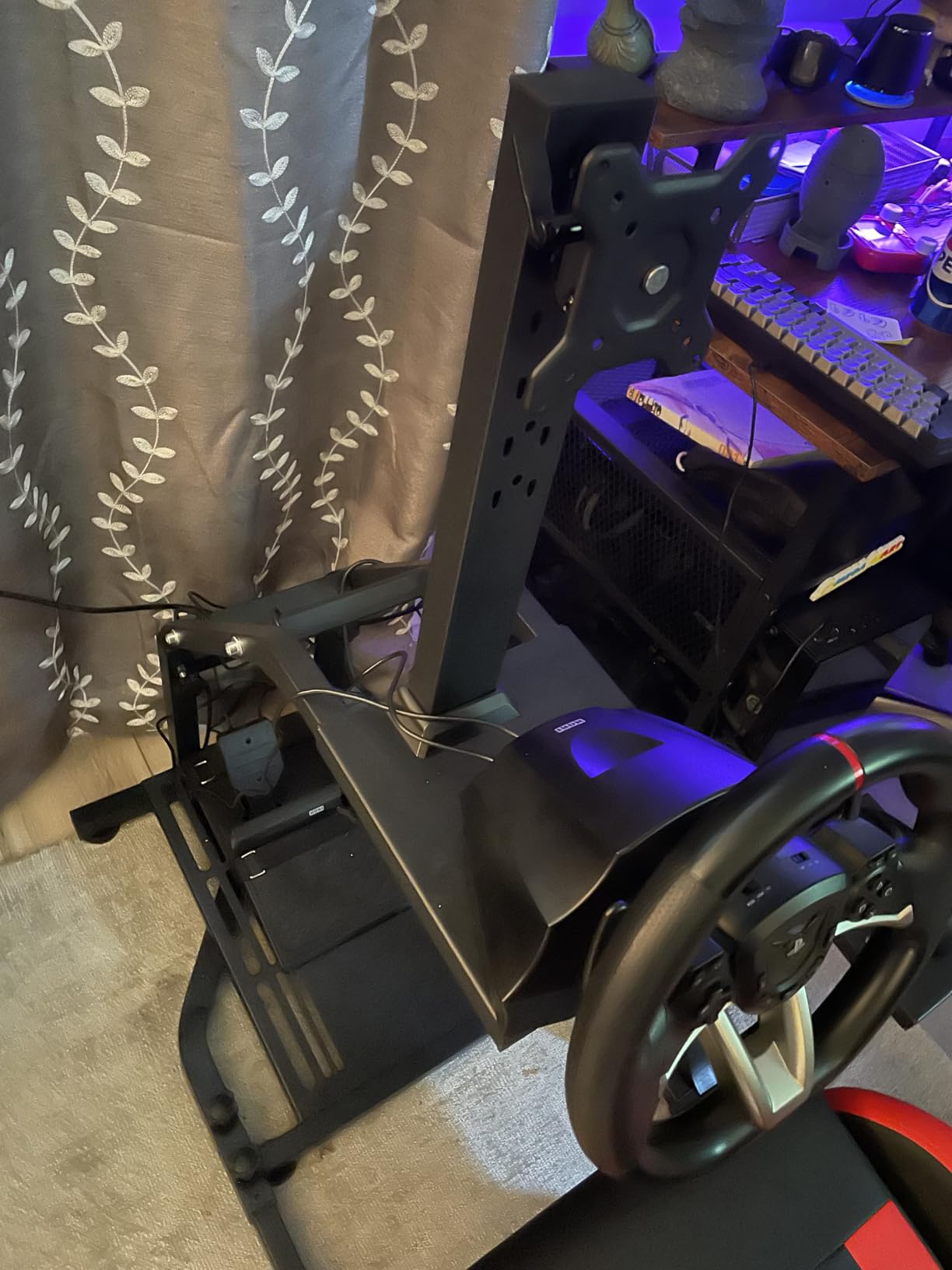 Dardoo G29 Adjustable Gaming Sim Cockpit with Red Seat not for Direct Drive customer photo 2